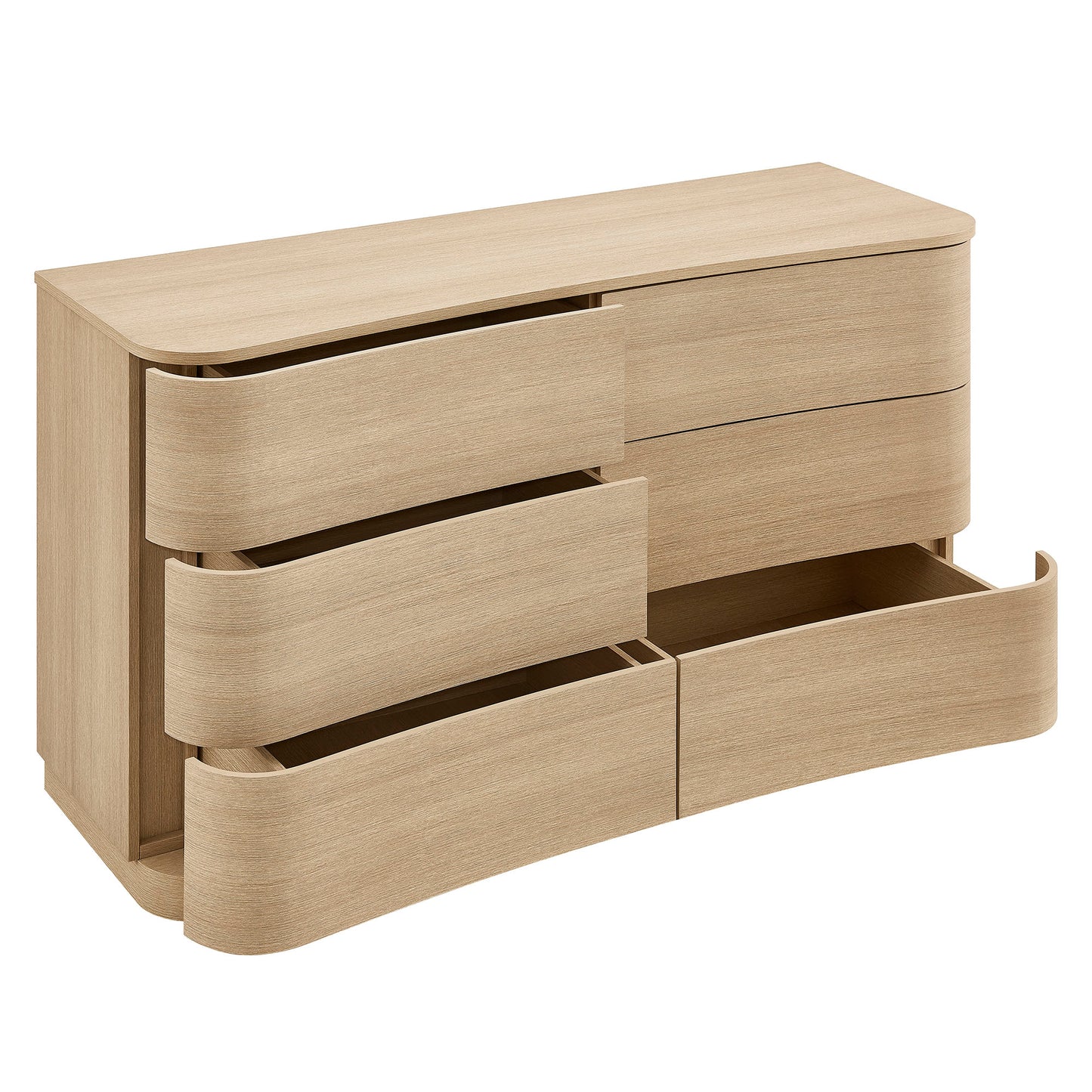 Mirae 6-Drawer Curved Dresser by Modway MOD-7229-BOA