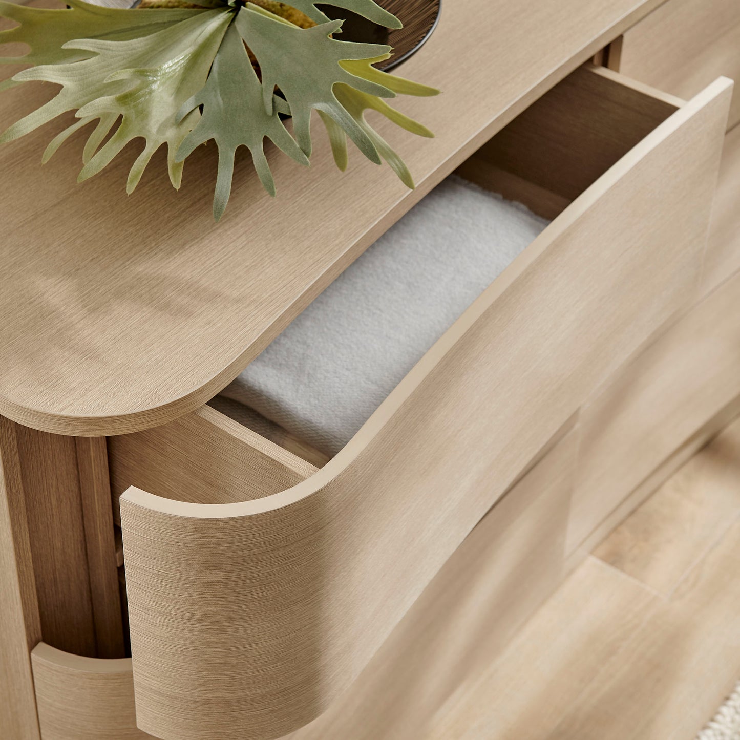 Mirae 6-Drawer Curved Dresser by Modway MOD-7229-BOA