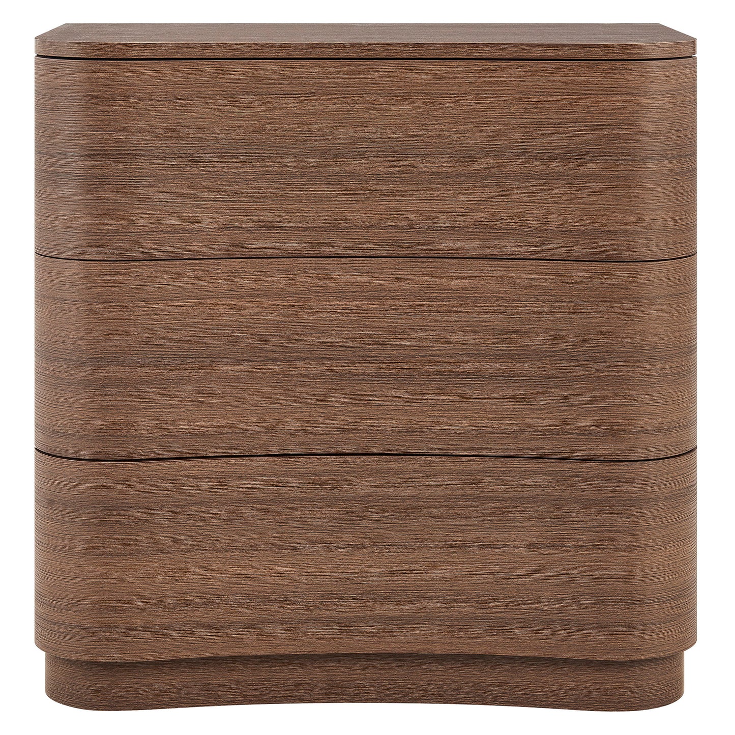 Mirae 3-Drawer Curved Compact Dresser by Modway, Compact Bedroom Storage Solution