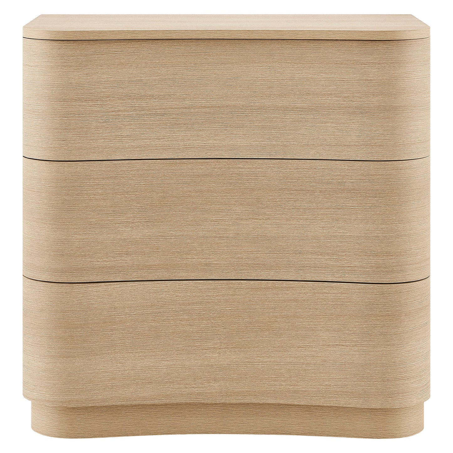Mirae 3-Drawer Curved Compact Dresser