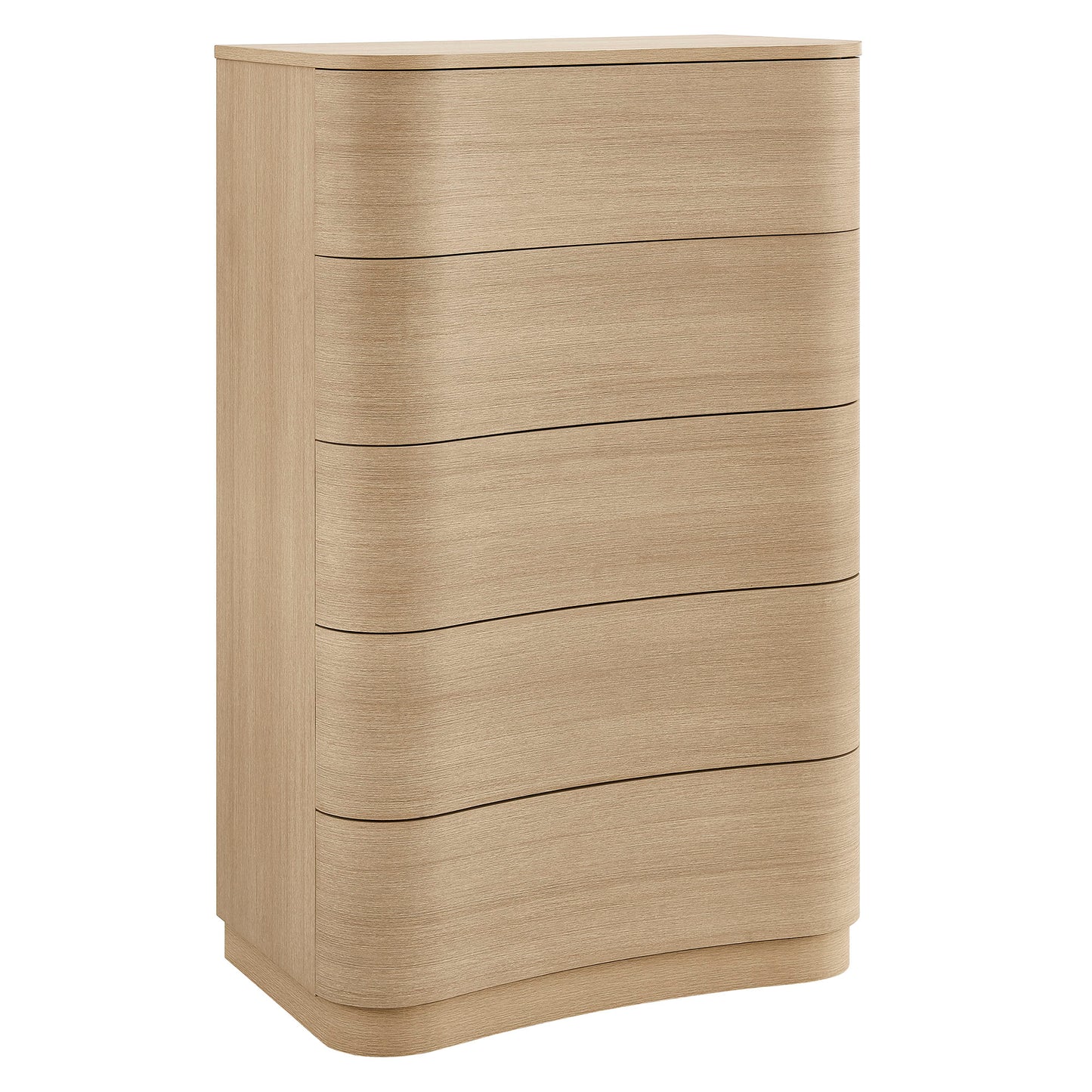 Mirae 5-Drawer Curved Dresser Chest of Drawers by Modway MOD-7231 Modern