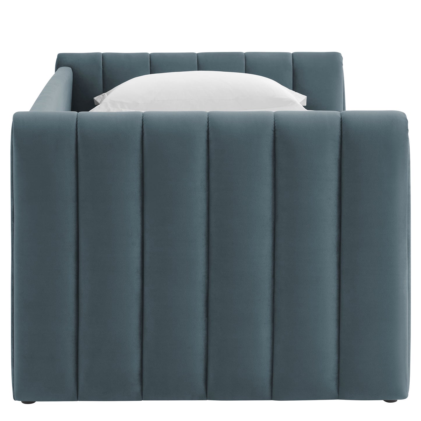 Veyla Channel Tufted Modern Upholstered Twin Daybed with Trundle