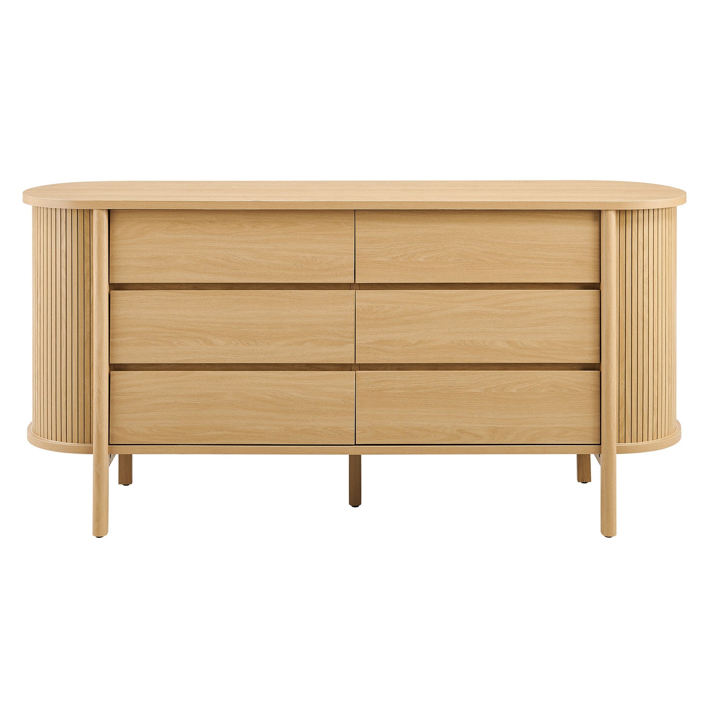 Cadence 6-Drawer Curved Dresser by Modway MOD-7242 Mid-Century Modern Bedroom