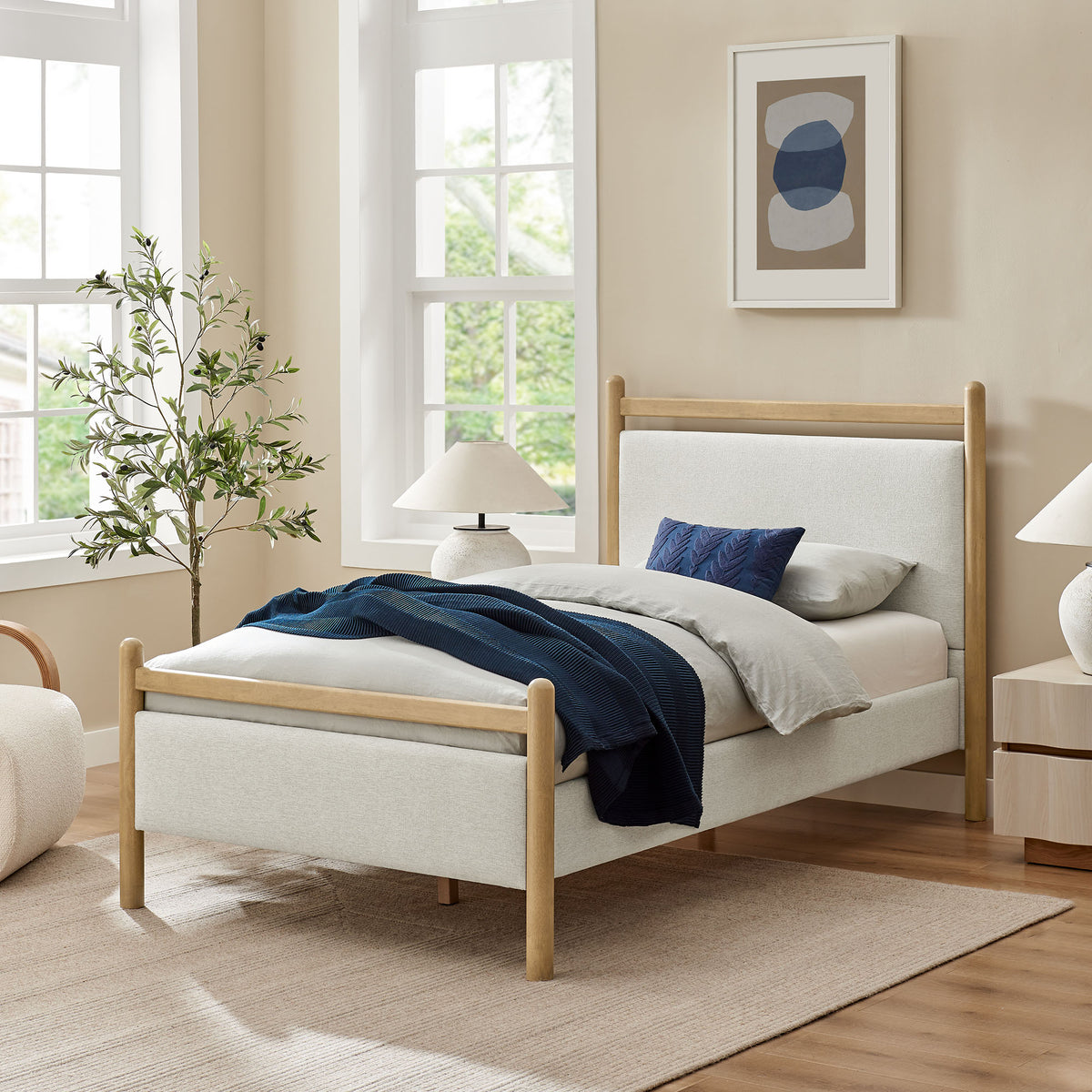 Ginny Twin Size Platform Bed Frame by Modway