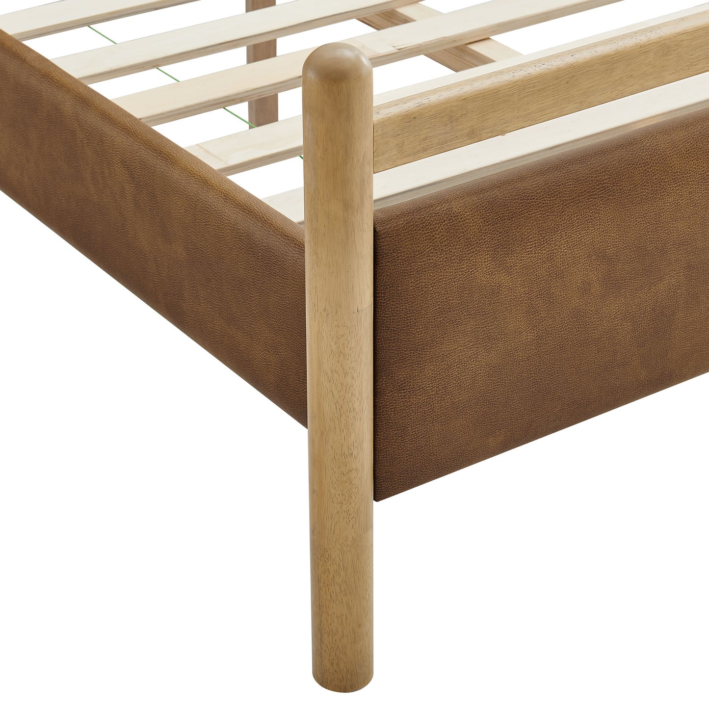 Ginny Twin Size Vegan Leather Platform Bed Frame by Modway