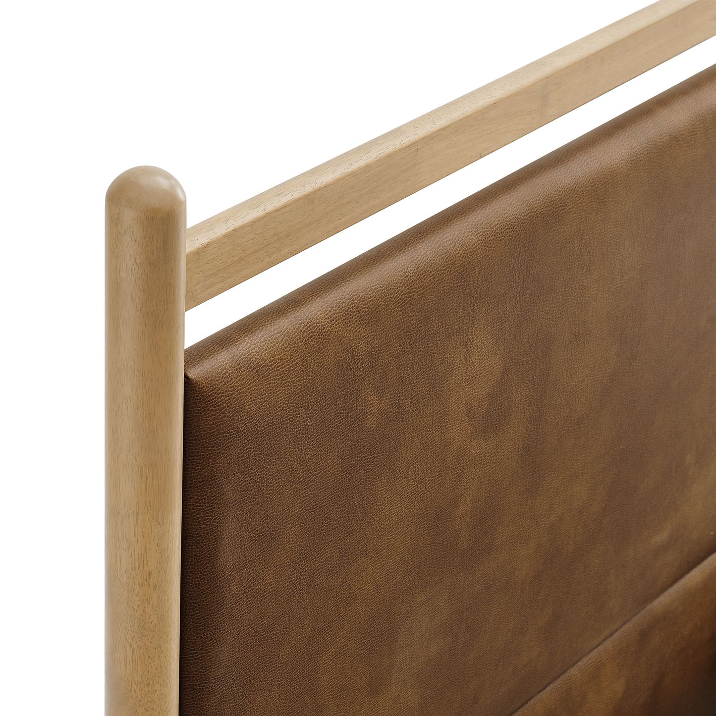 Ginny Full Size Vegan Leather Platform Bed Frame by Modway