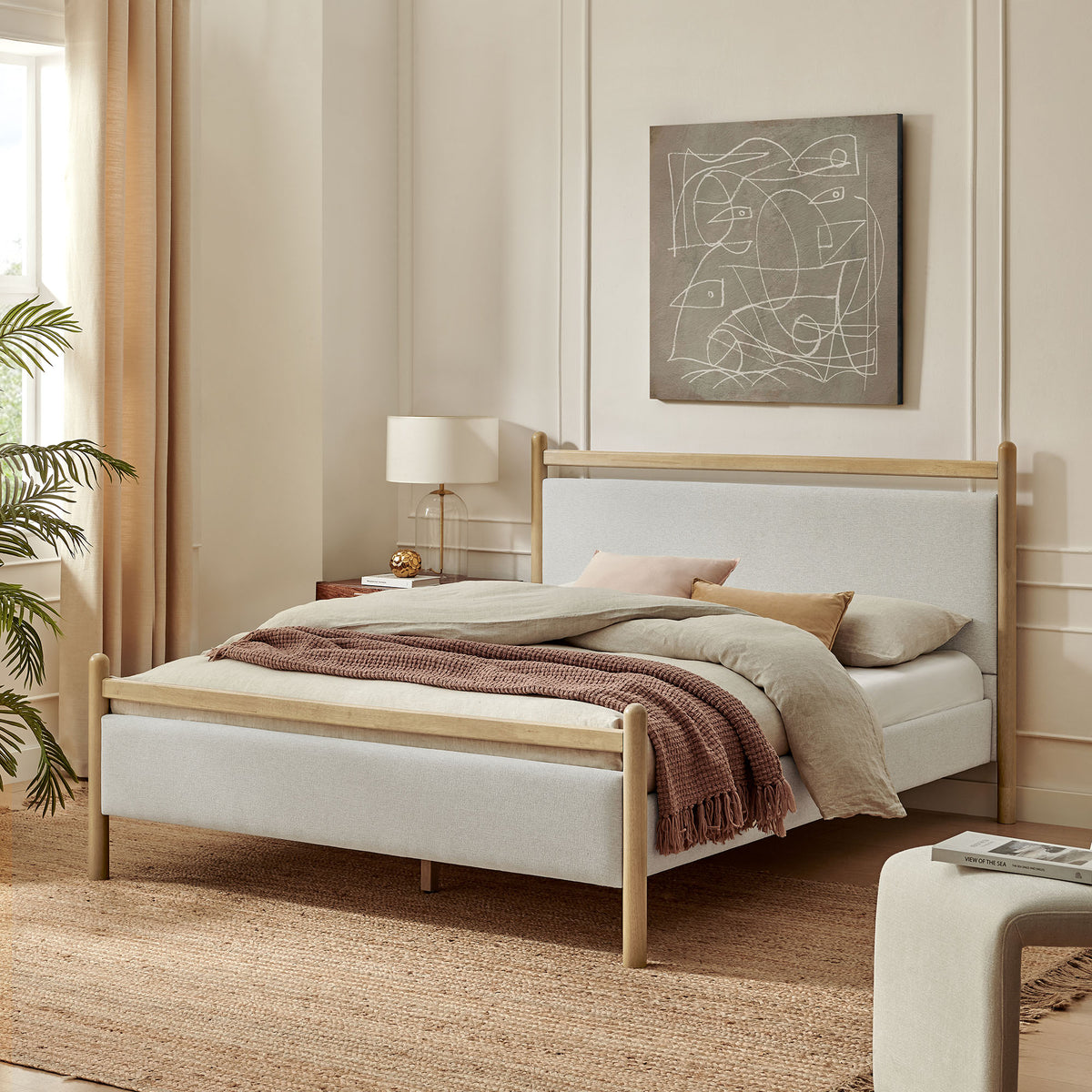 Ginny King Size Platform Bed Frame by Modway