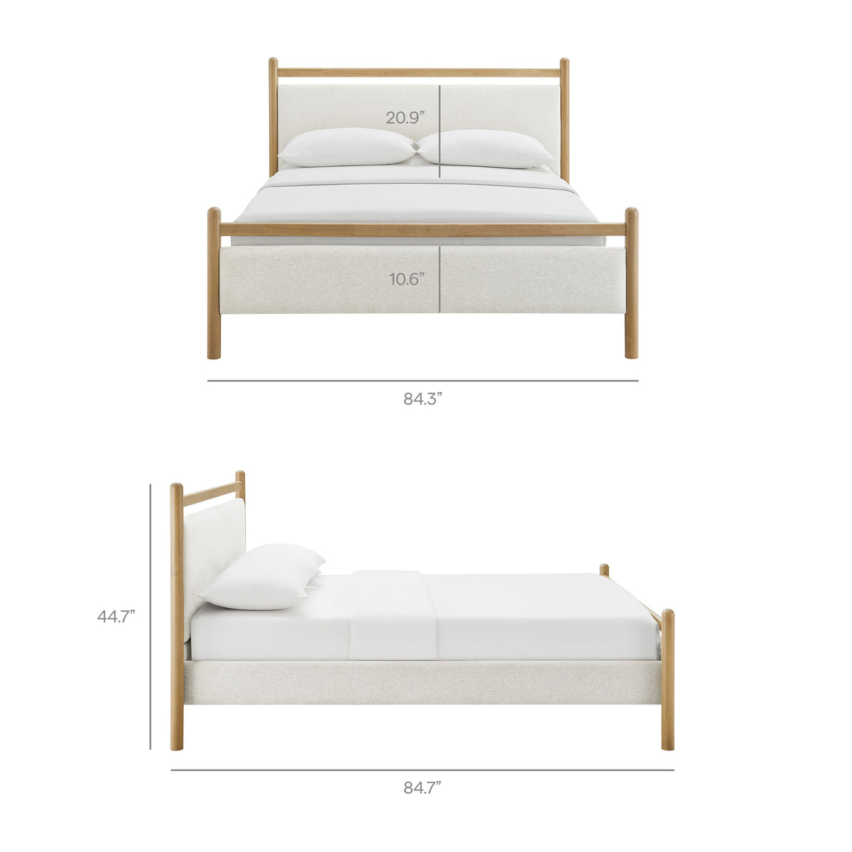 Ginny King Size Platform Bed Frame by Modway