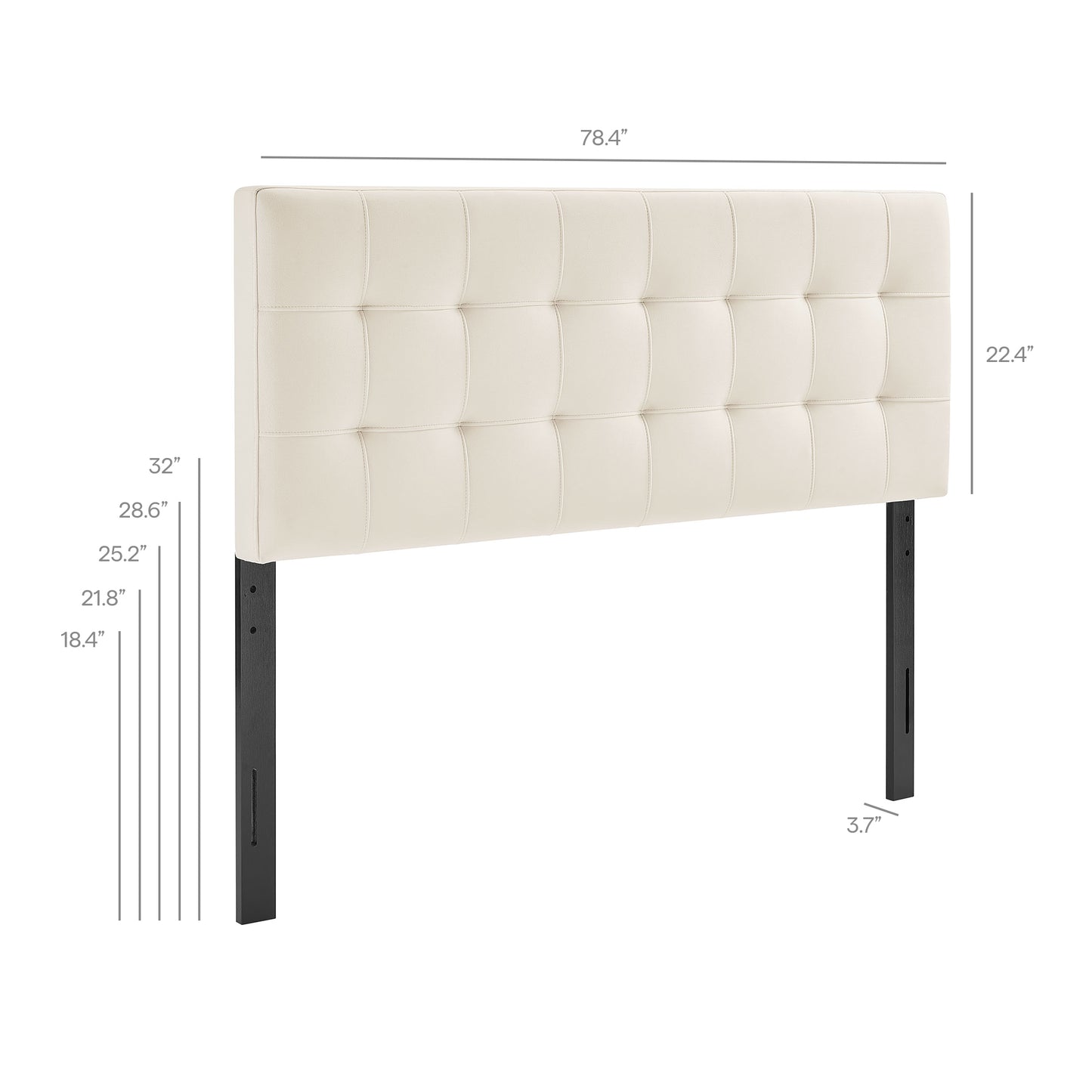 Lily Stain-Resistant Performance Velvet King Size Headboard by Modway