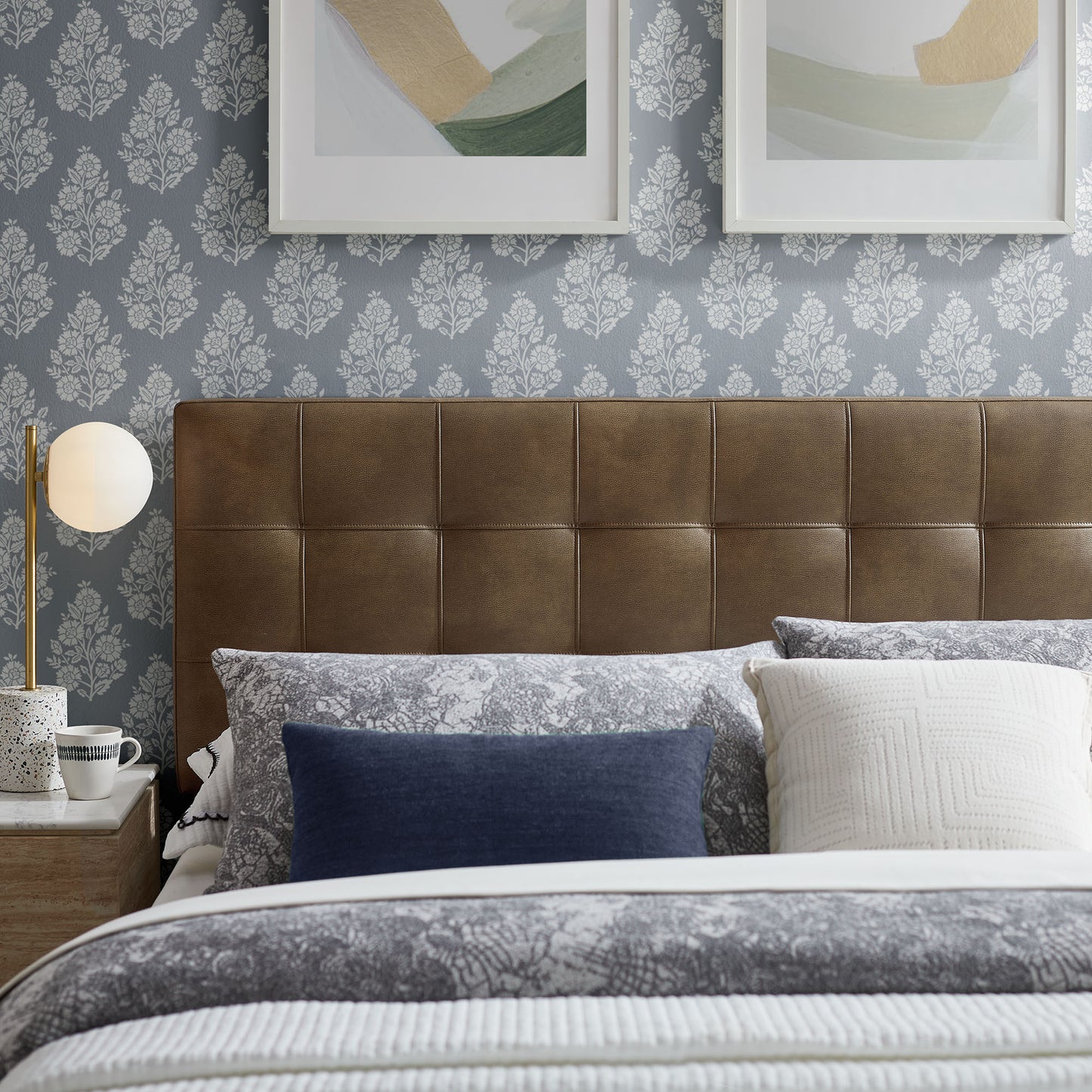 Lily Vegan Leather Full Size Headboard by Modway