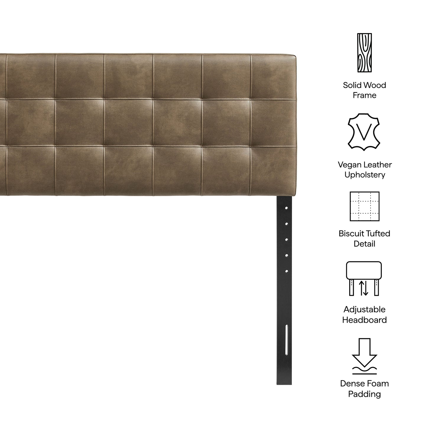 Lily Vegan Leather Full Size Headboard by Modway