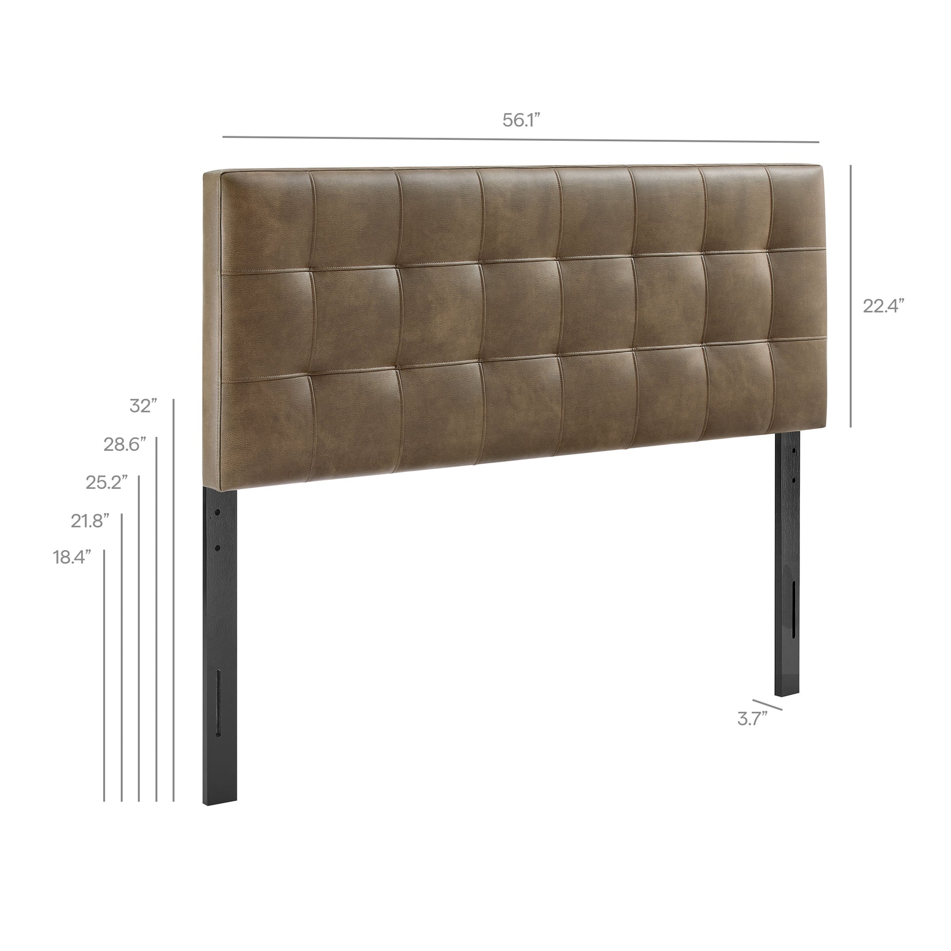 Lily Vegan Leather Full Size Headboard by Modway
