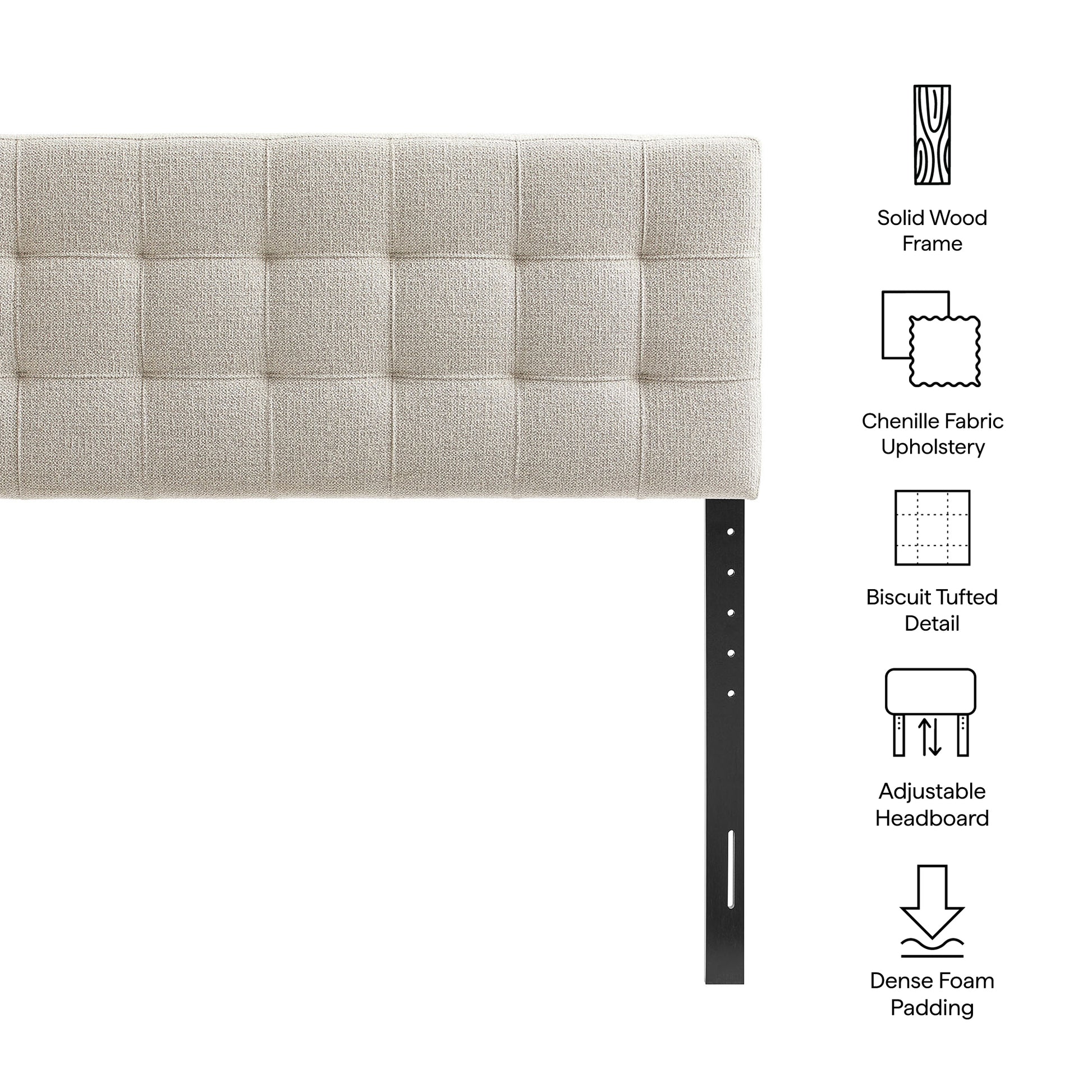 Lily Upholstered King Size Headboard by Modway