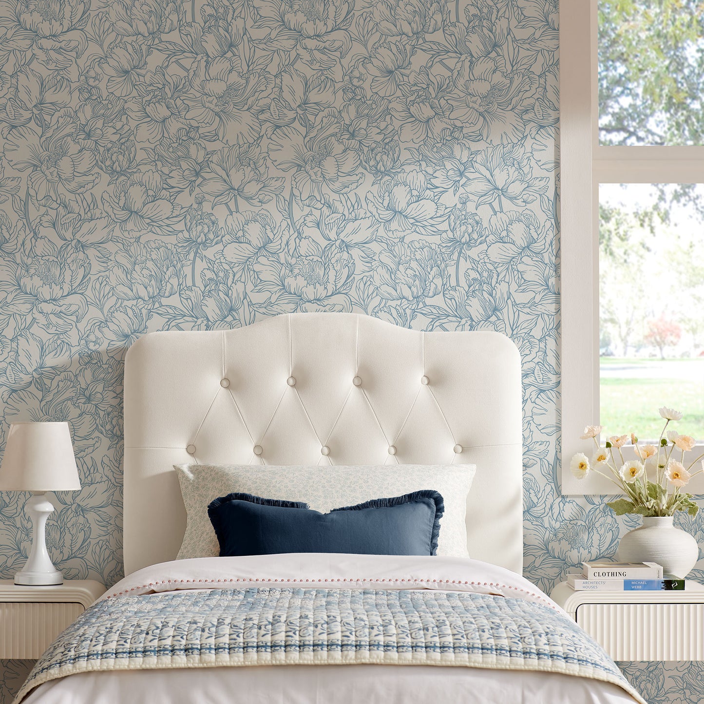 Annabel Stain-Resistant Performance Velvet Twin Headboard by Modway