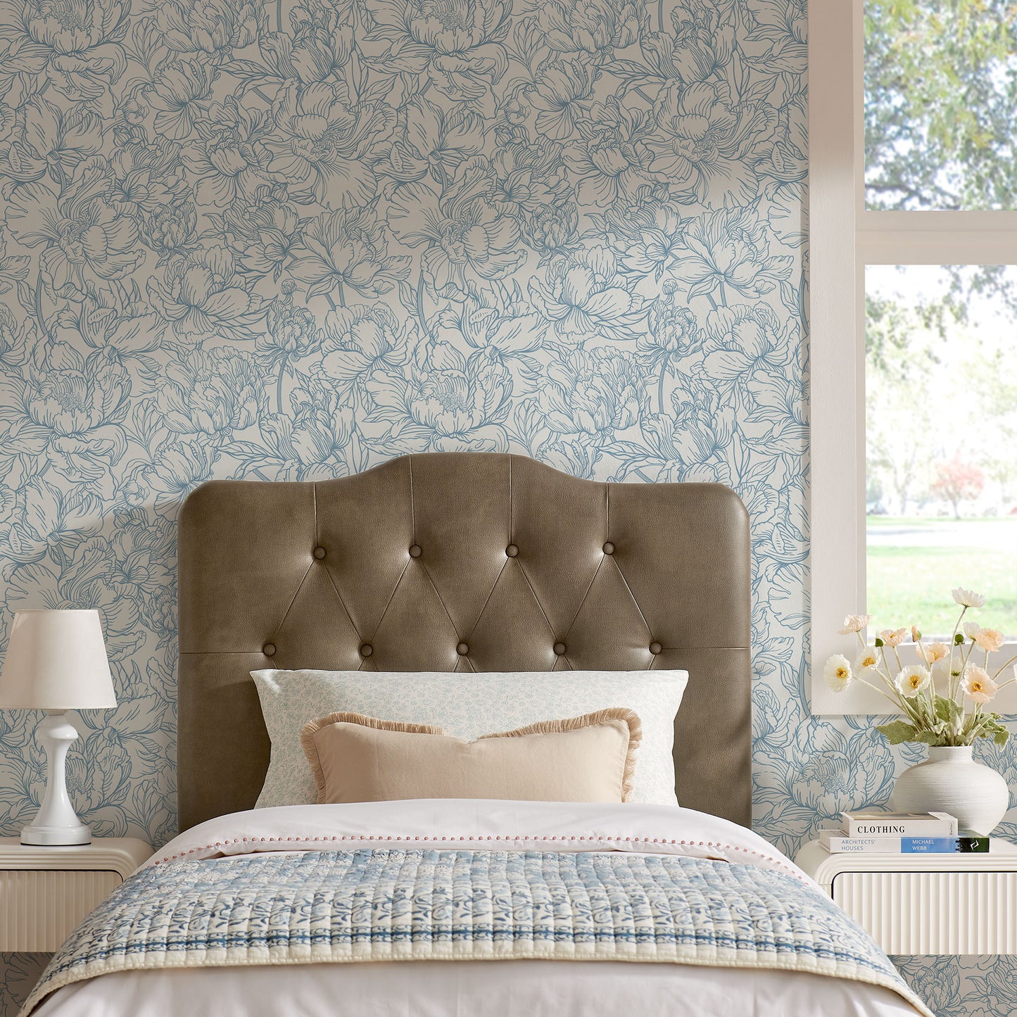 Annabel Faux Leather Twin Headboard by Modway