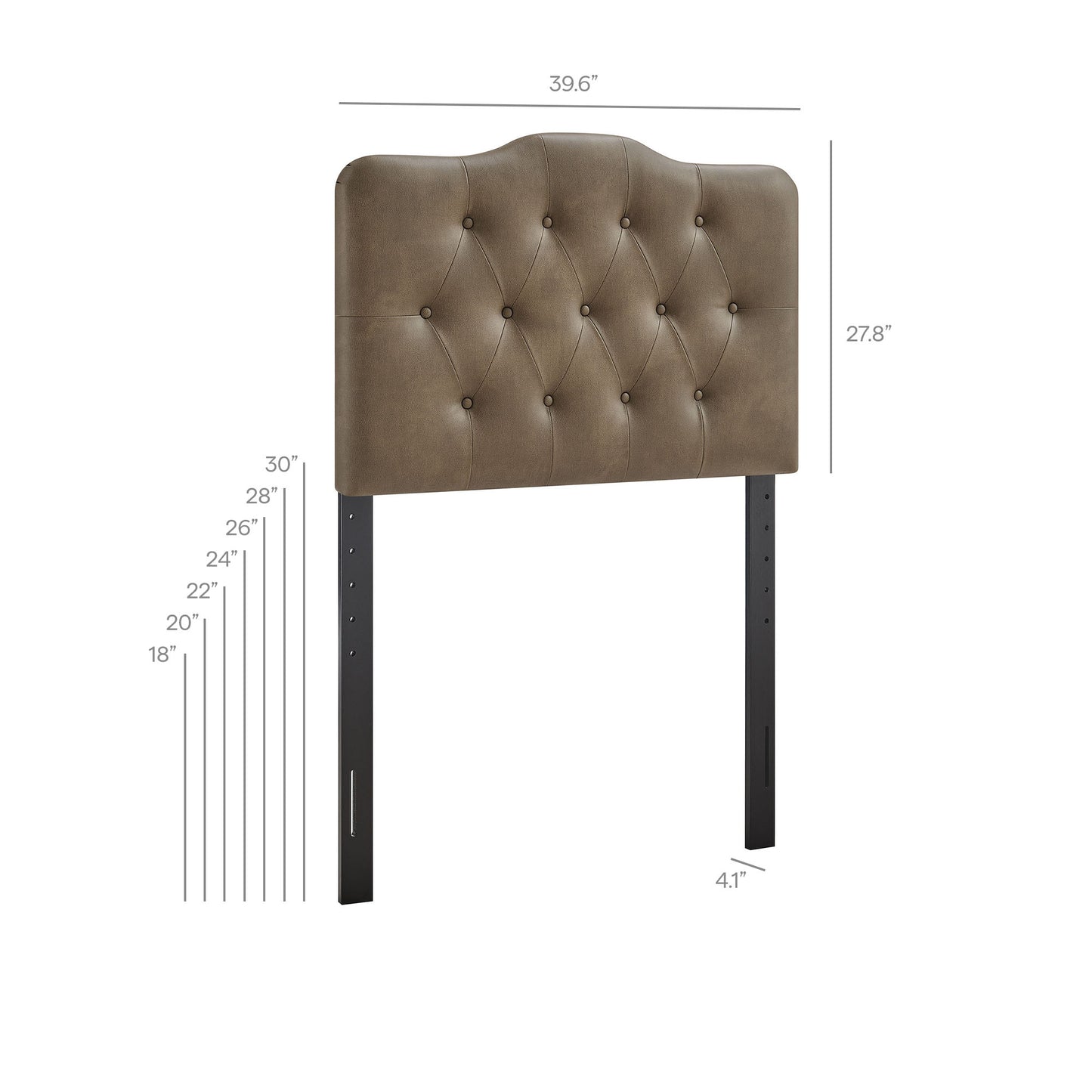 Annabel Faux Leather Twin Headboard by Modway