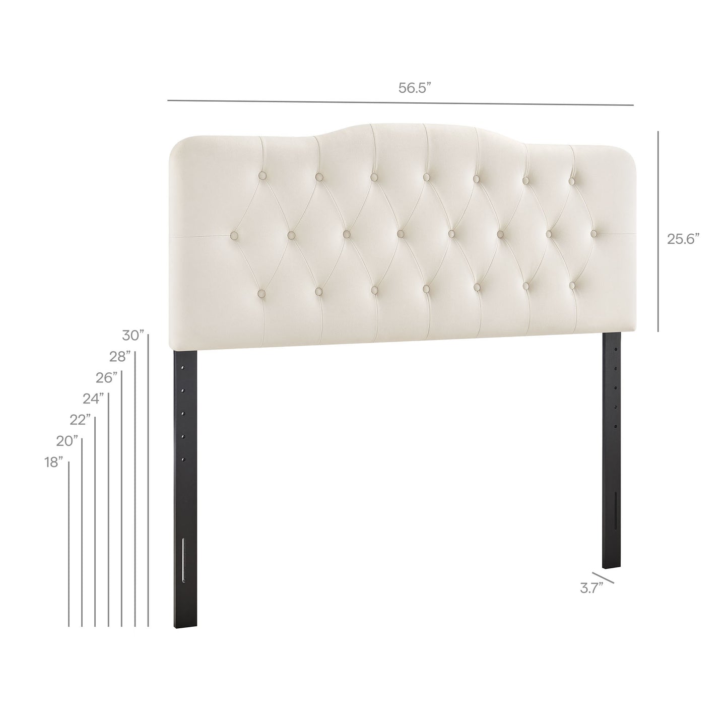 Annabel Stain-Resistant Performance Velvet Full Headboard by Modway