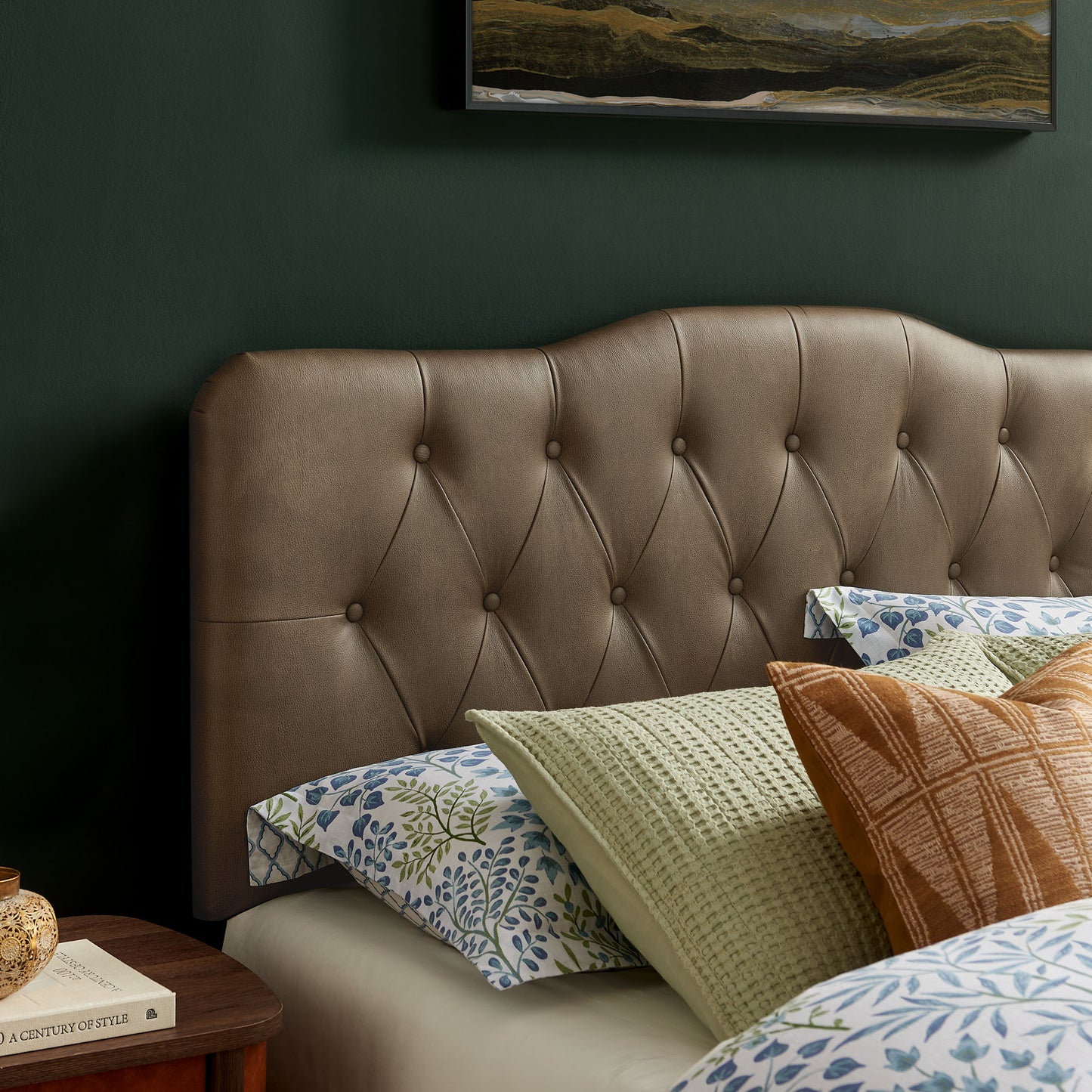 Annabel Vegan Leather Full Headboard by Modway