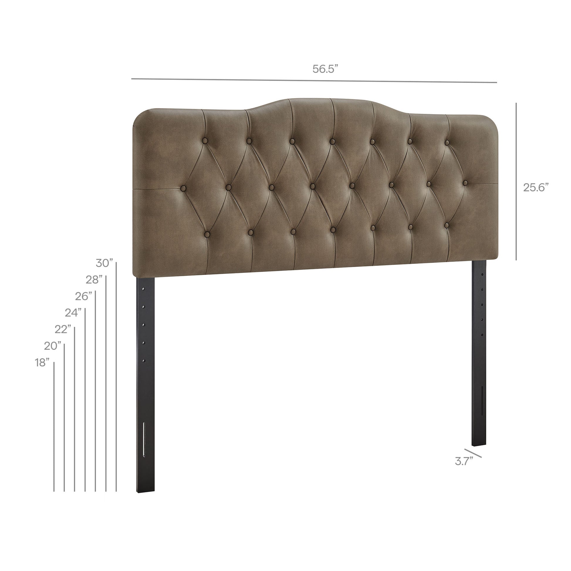 Annabel Vegan Leather Full Headboard by Modway