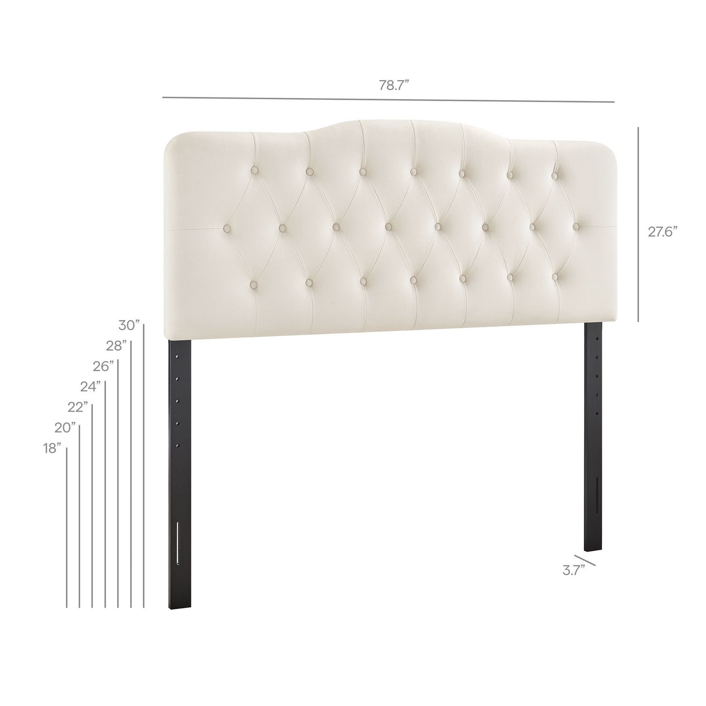 Annabel Stain-Resistant Performance Velvet King Headboard by Modway