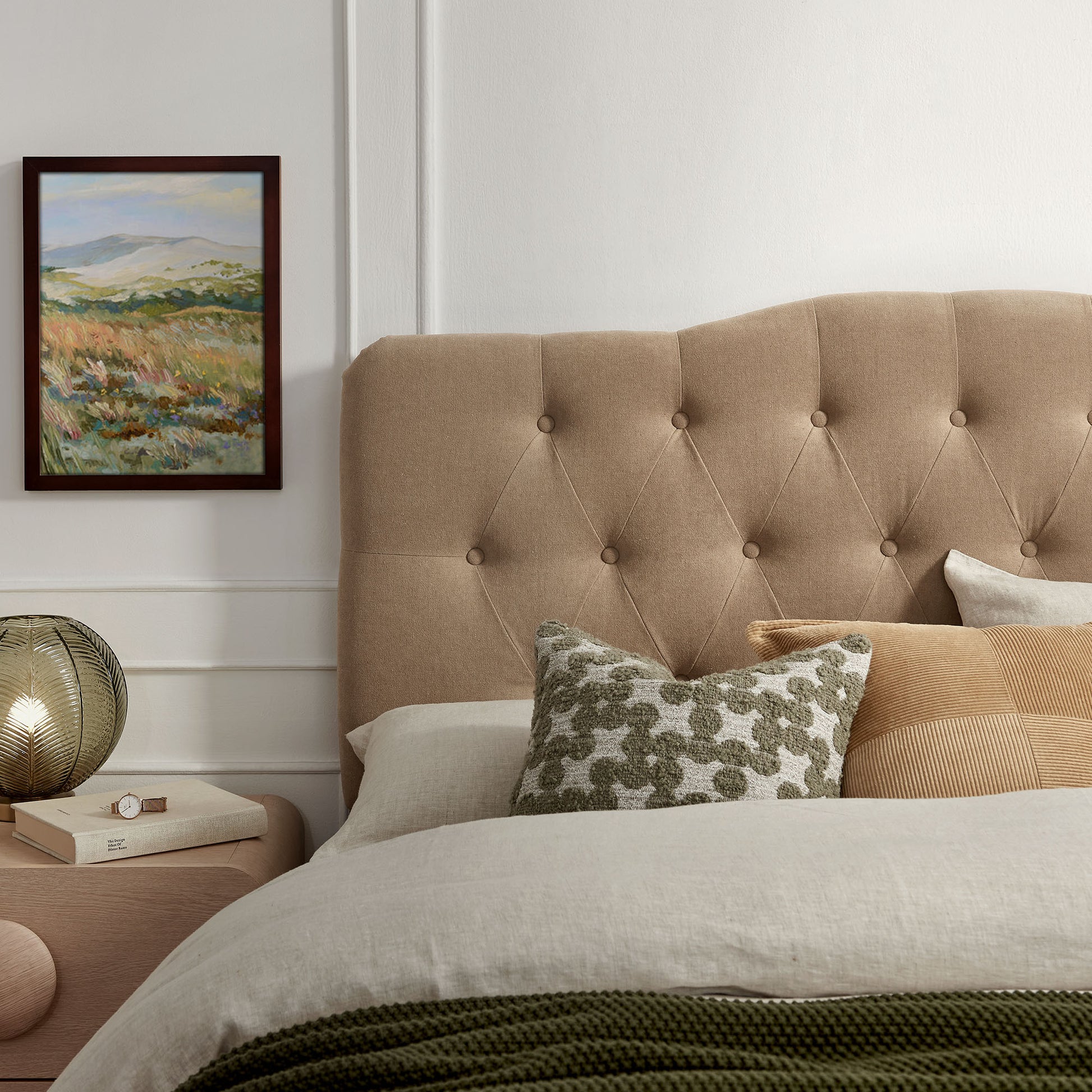 Annabel Premium Linen Blend King Headboard by Modway