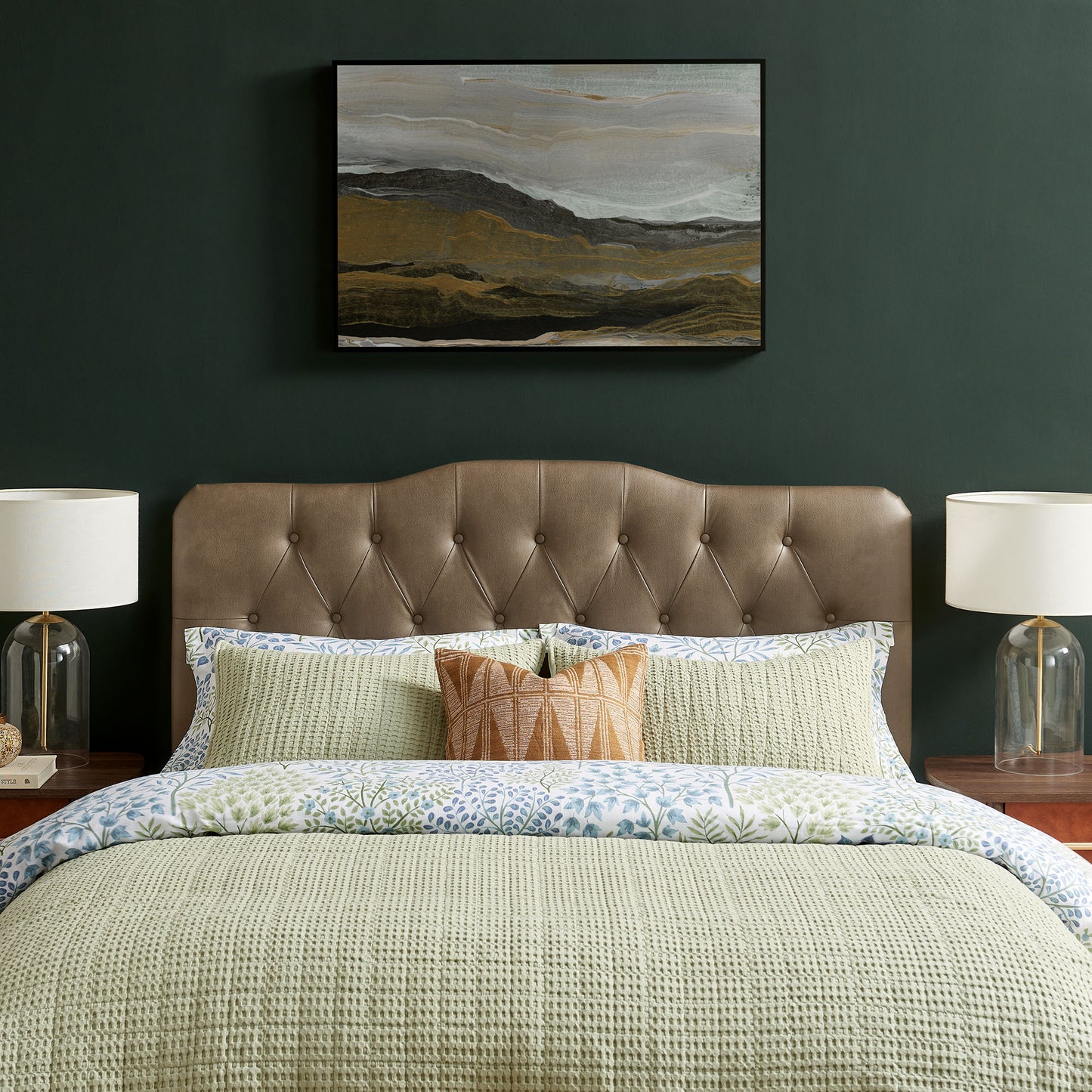 Annabel Vegan Leather King Headboard by Modway