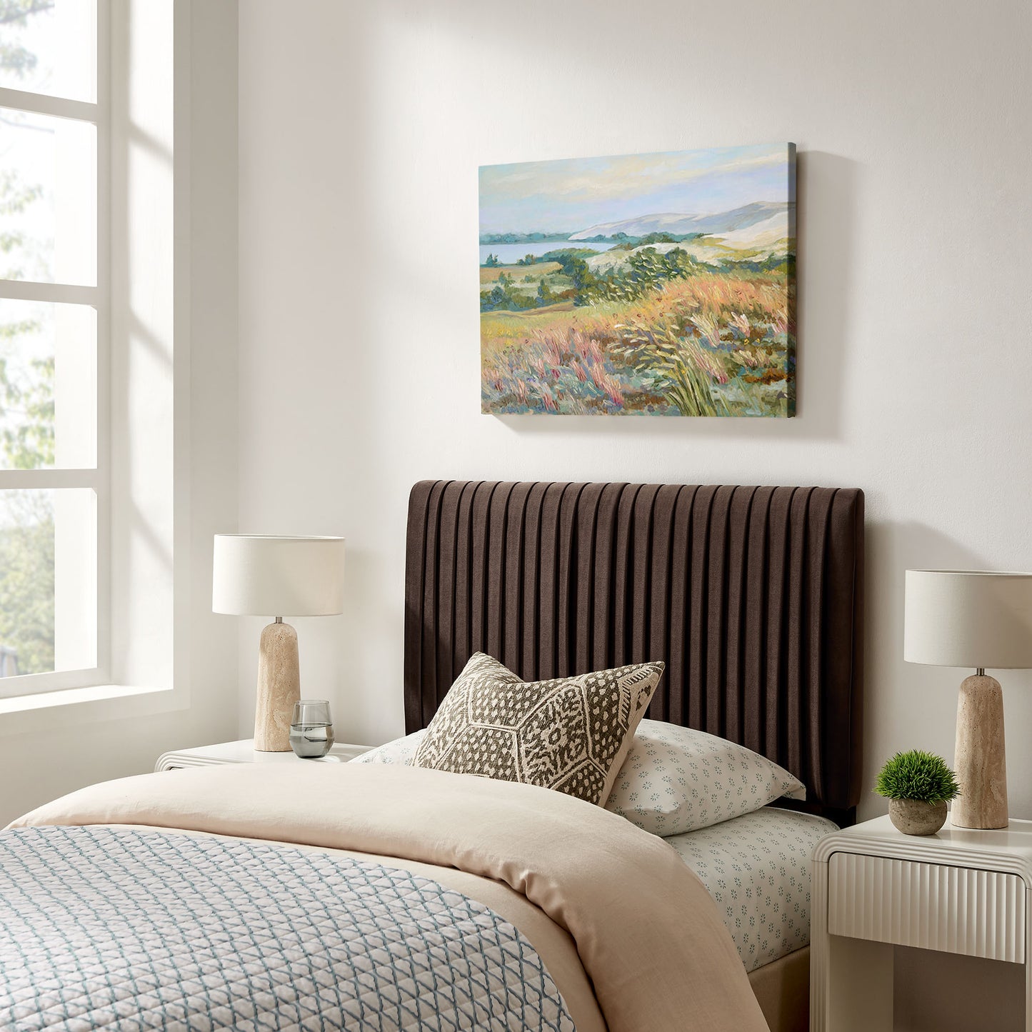 Eloise Stain-Resistant Performance Velvet Twin Headboard by Modway