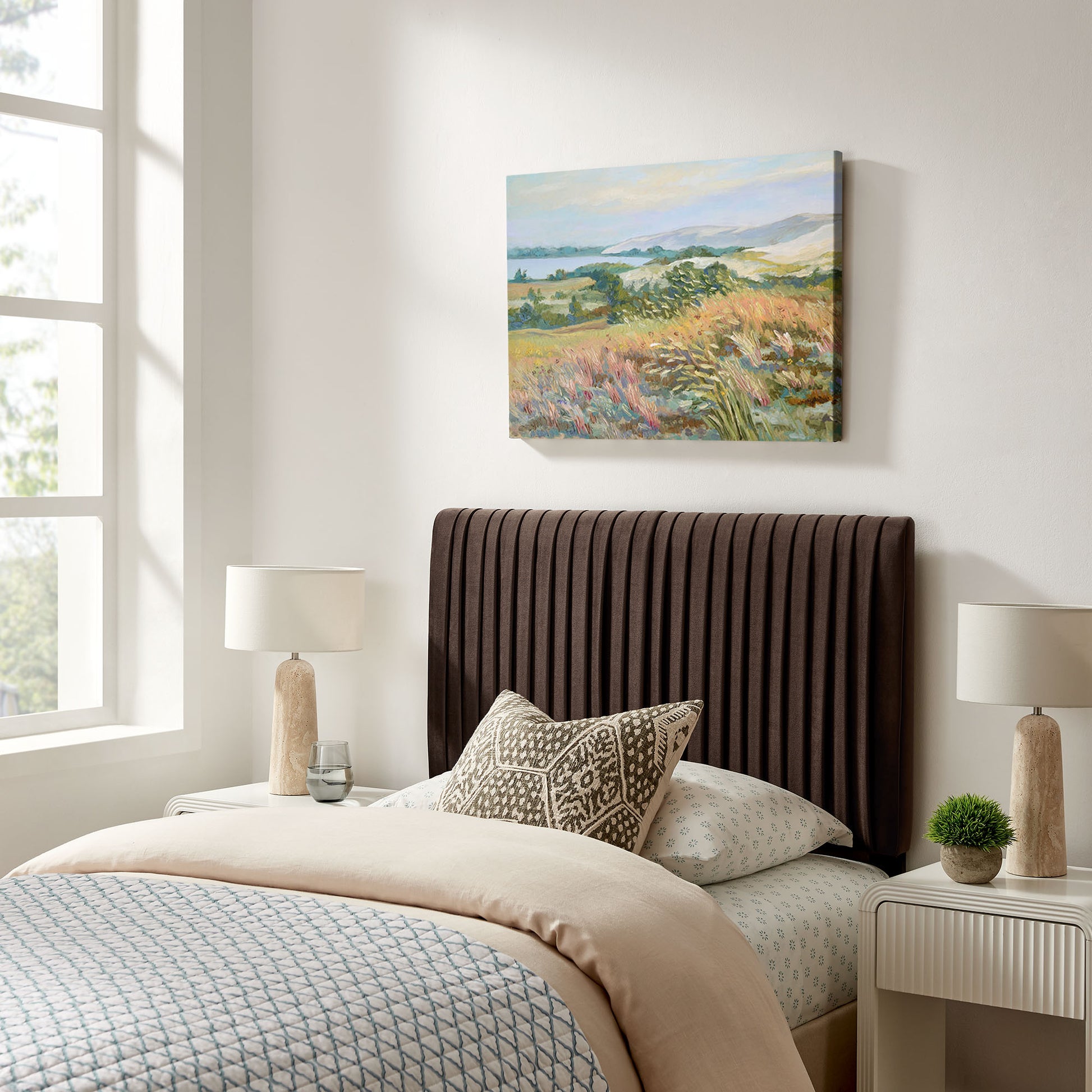 Eloise Stain-Resistant Performance Velvet Twin Headboard by Modway