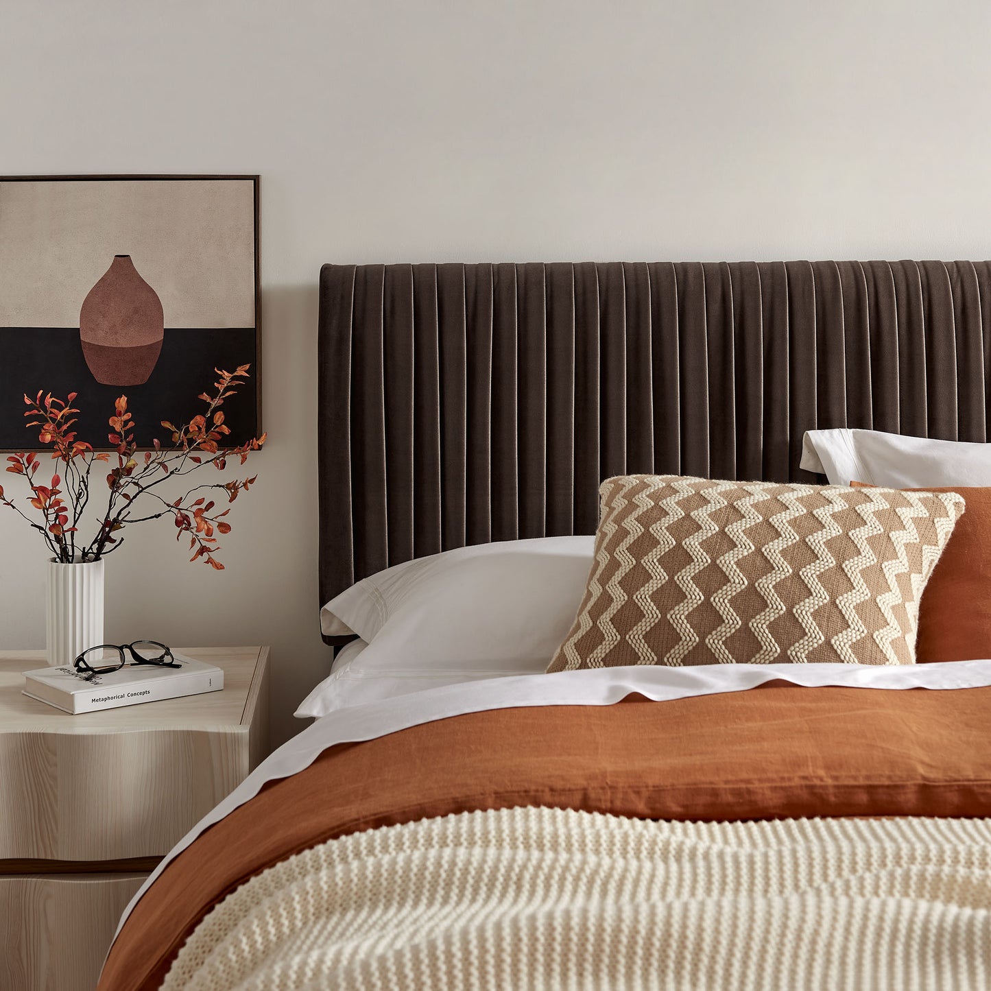 Eloise Stain-Resistant Performance Velvet Queen Headboard by Modway