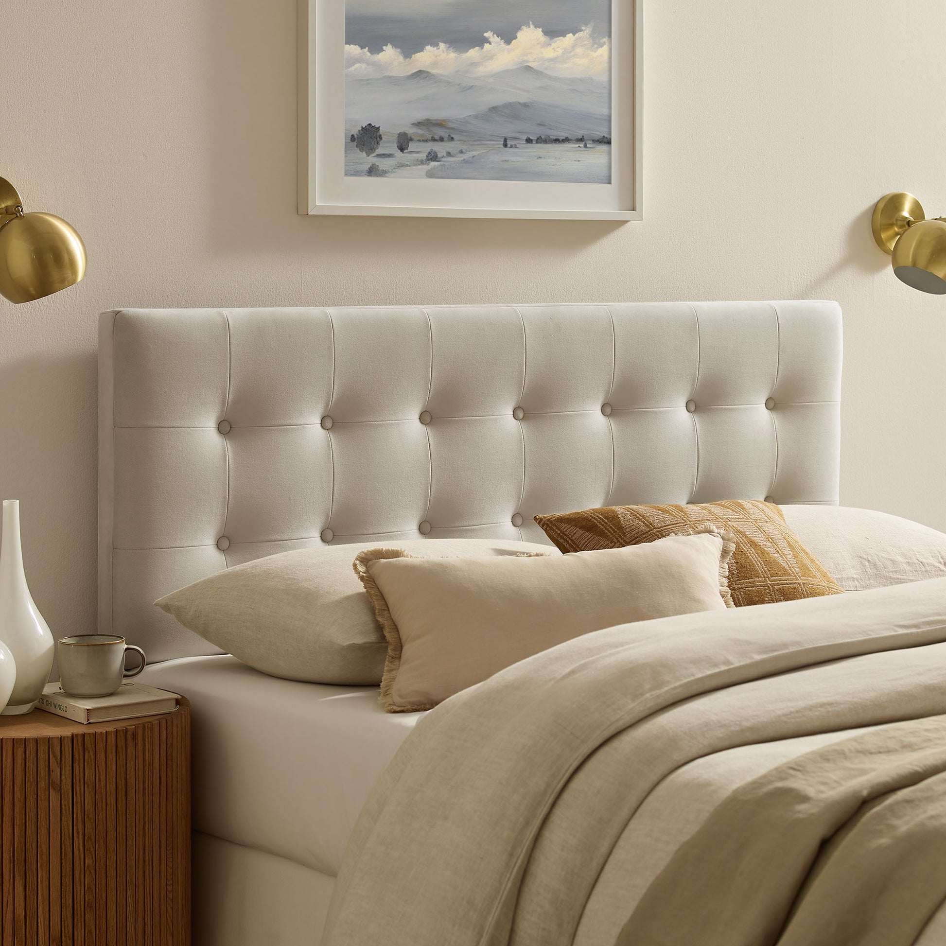Emily Stain-Resistant Performance Velvet Full Size Headboard by Modway
