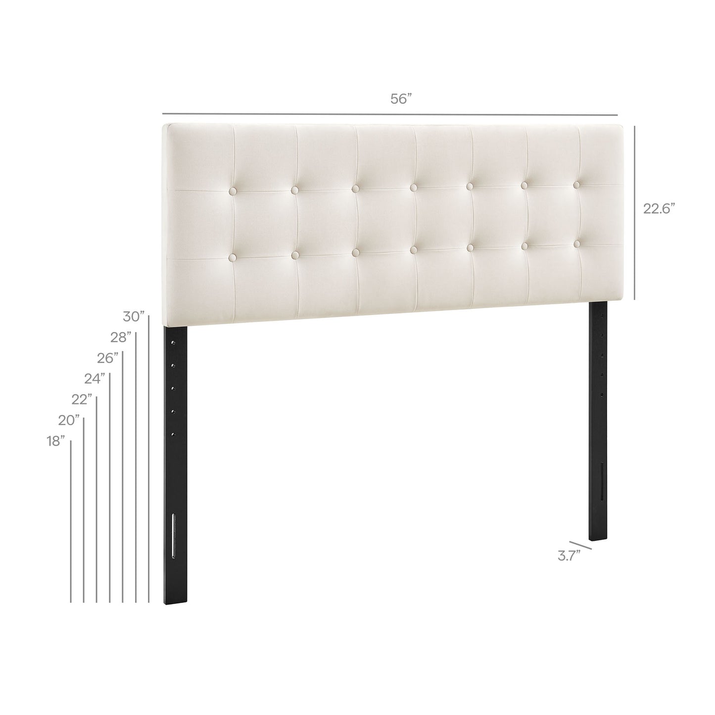 Emily Stain-Resistant Performance Velvet Full Size Headboard by Modway