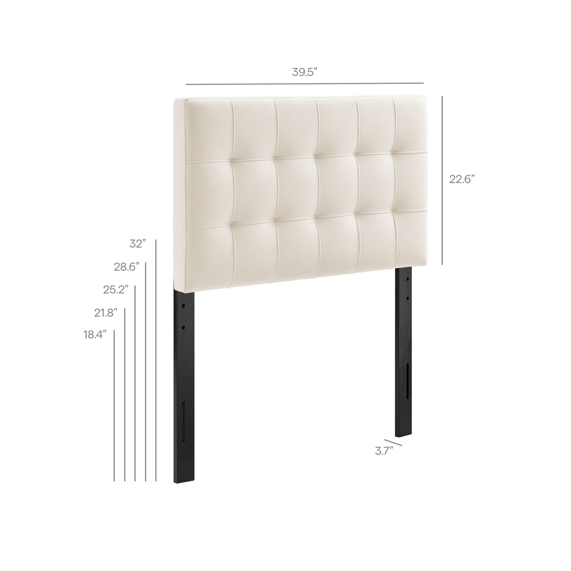 Lily Stain-Resistant Performance Velvet Twin Size Headboard by Modway