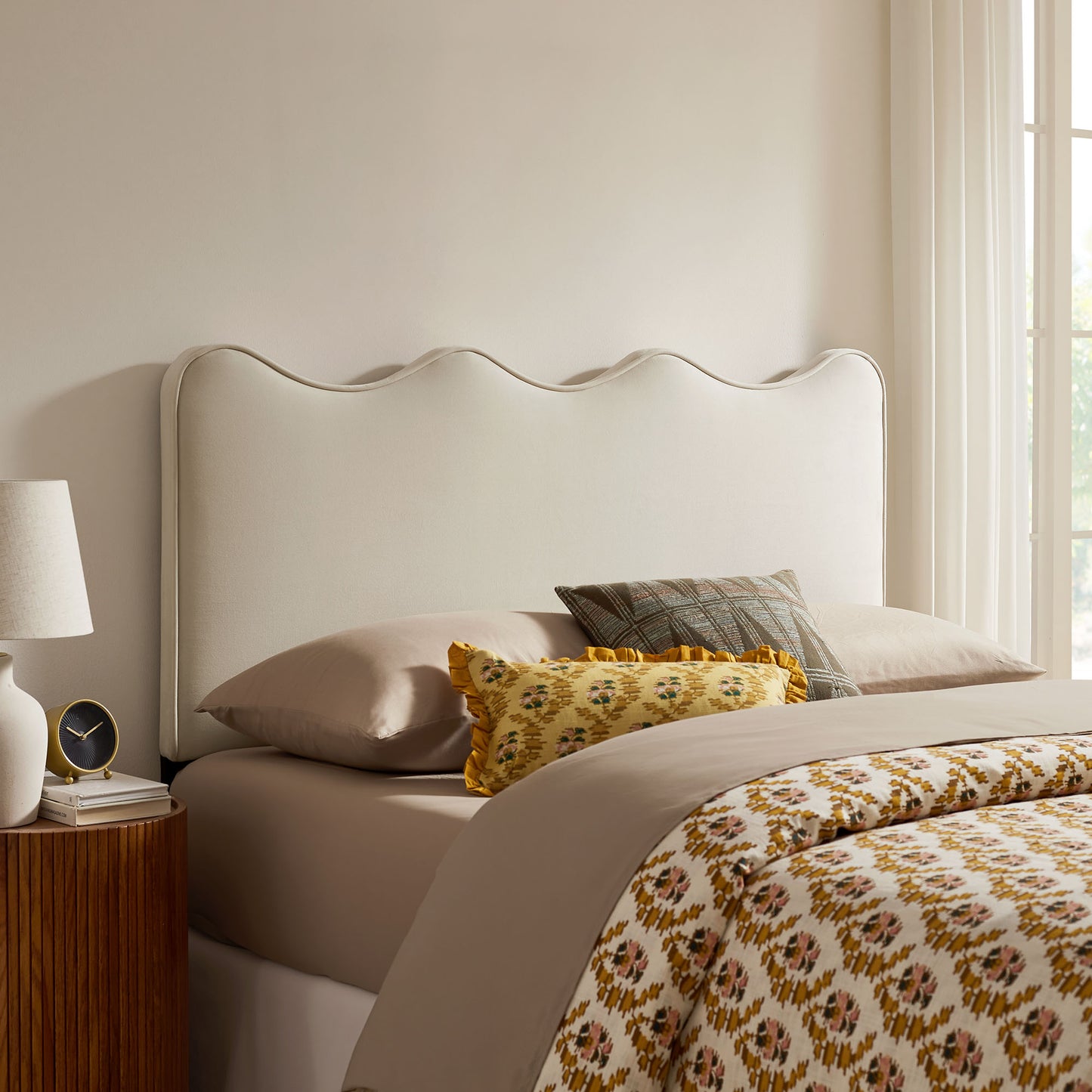 Athena Stain-Resistant Performance Velvet Queen Size Headboard by Modway