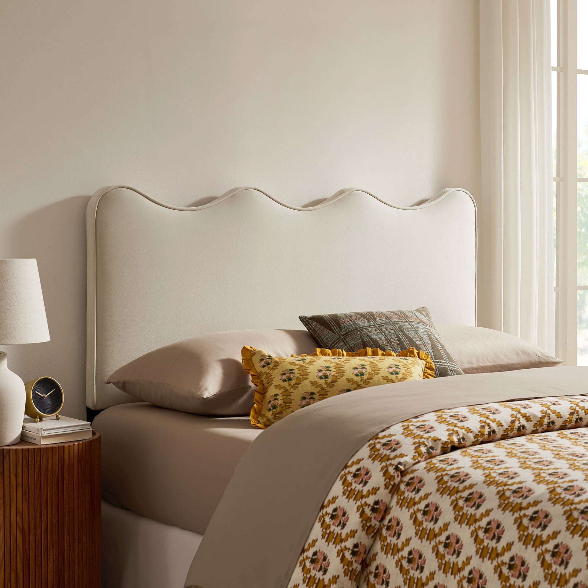 Athena Stain-Resistant Performance Velvet King Size Headboard by Modway
