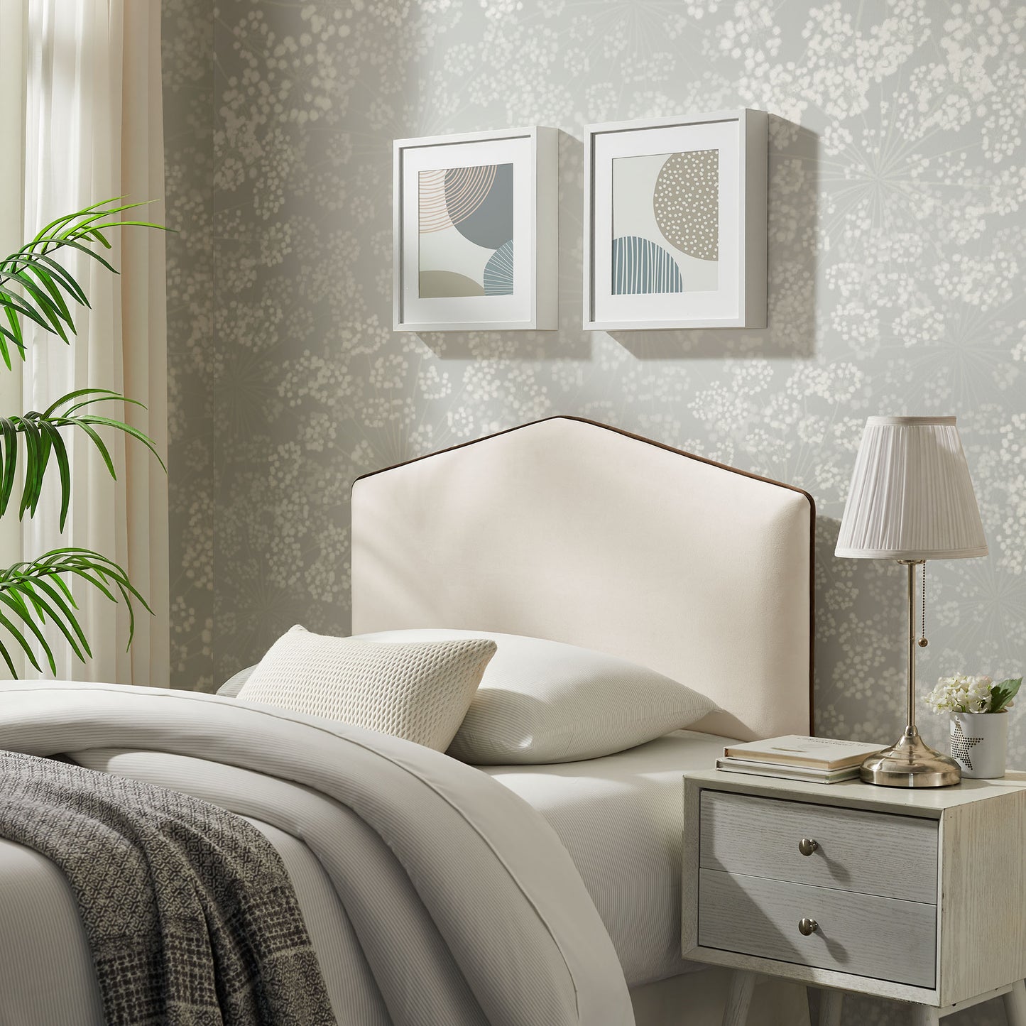 Cosette Performance Velvet Twin Size Headboard by Modway