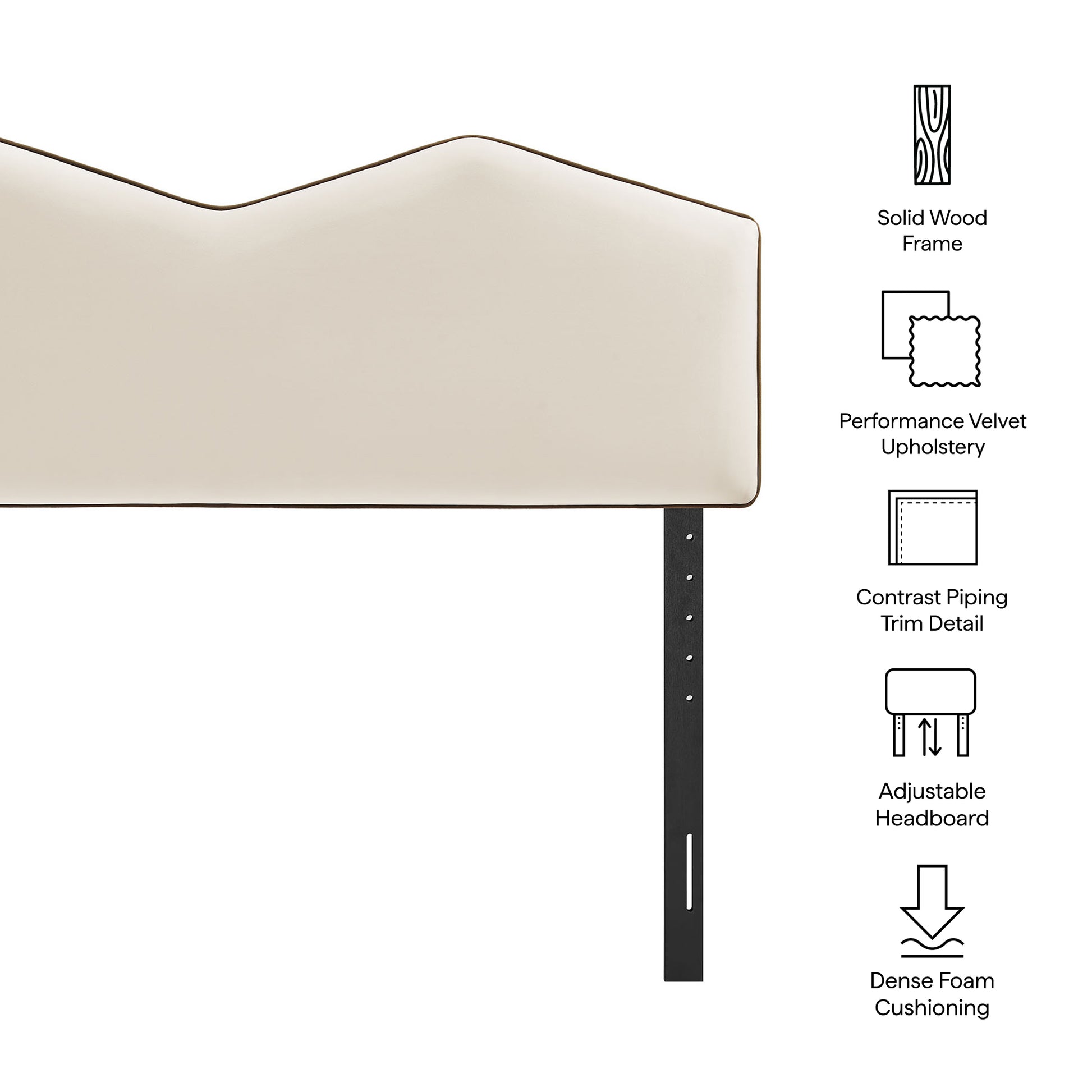 Cosette Performance Velvet Full Size Headboard by Modway