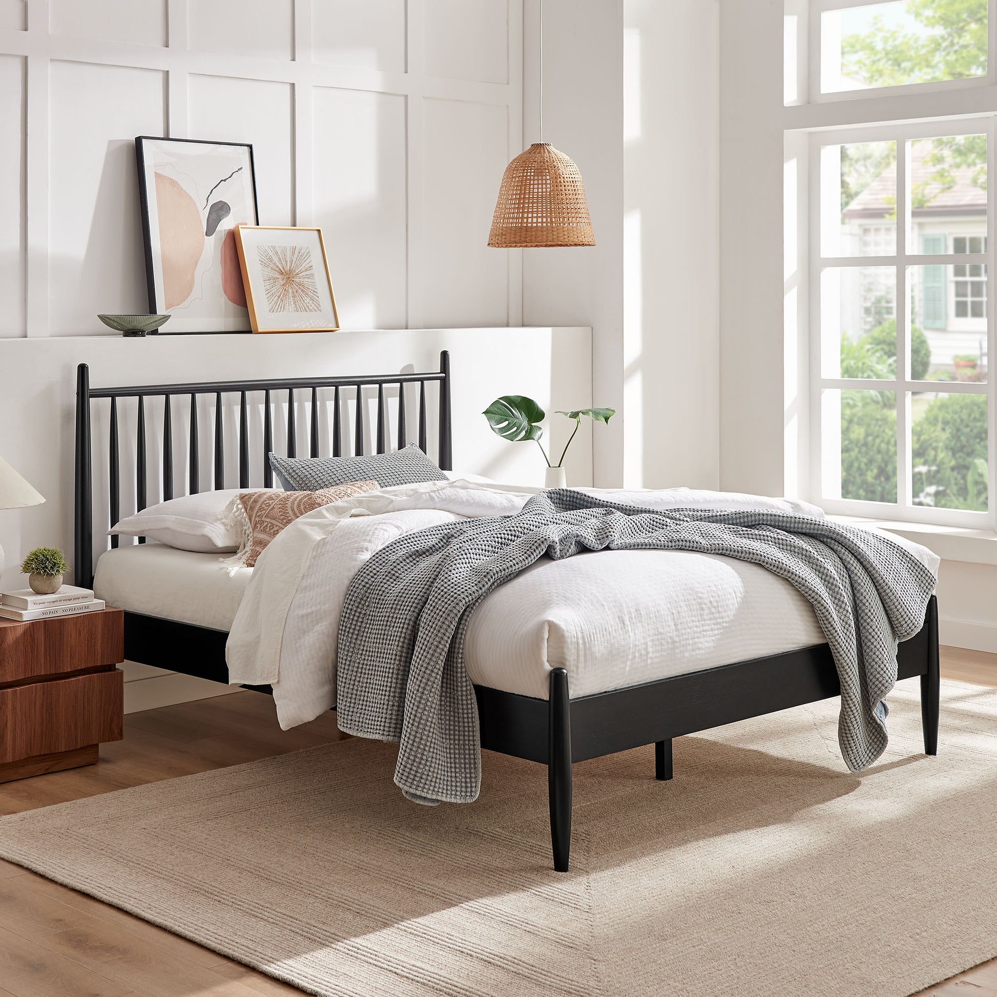 Zane King Size Spindle Bed by Modway
