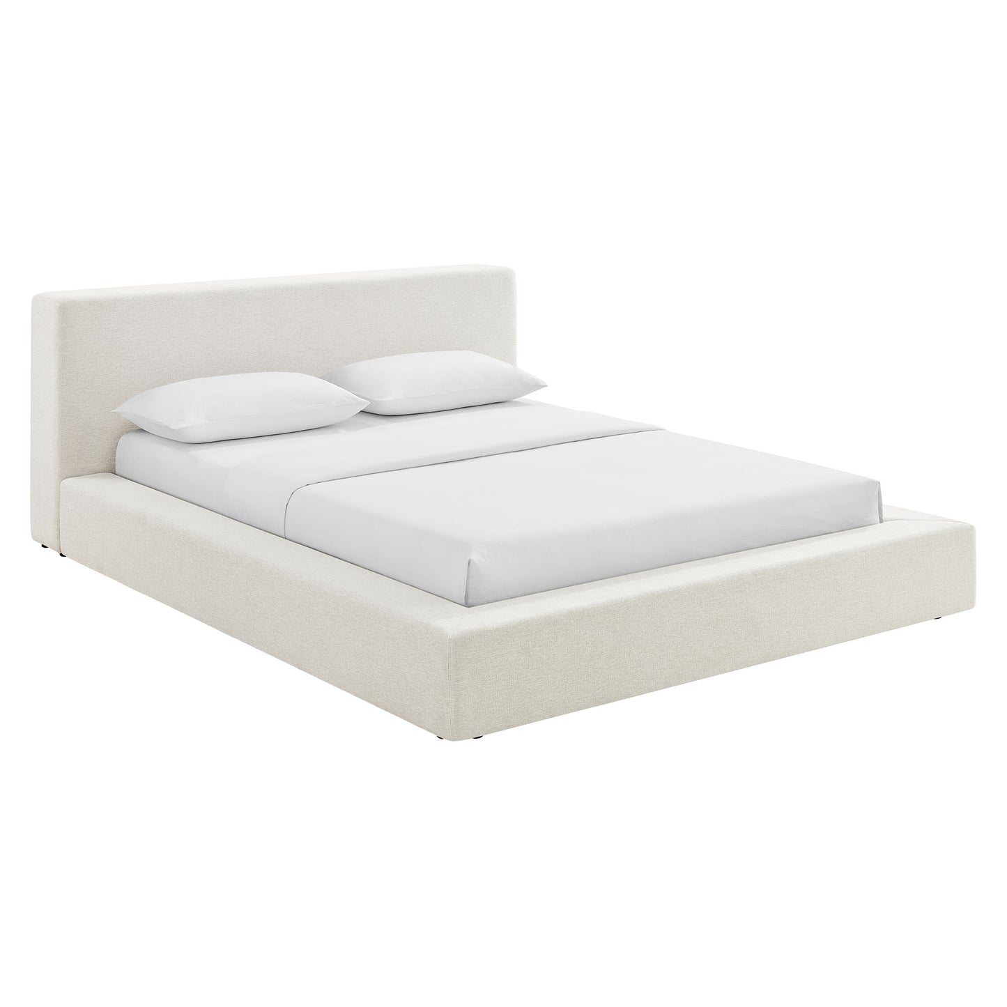 Luma Chenille Upholstered Queen Platform Bed Frame by Modway