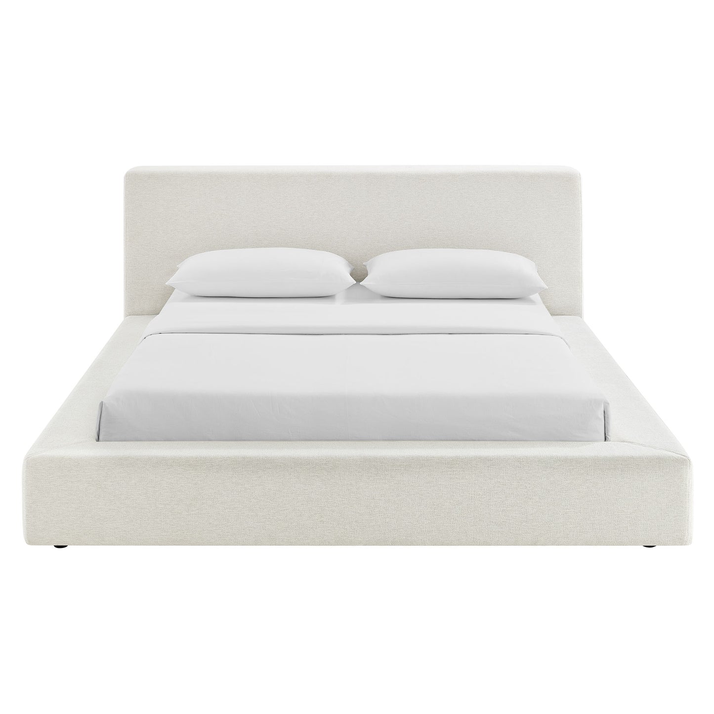 Luma Chenille Upholstered Queen Platform Bed Frame by Modway