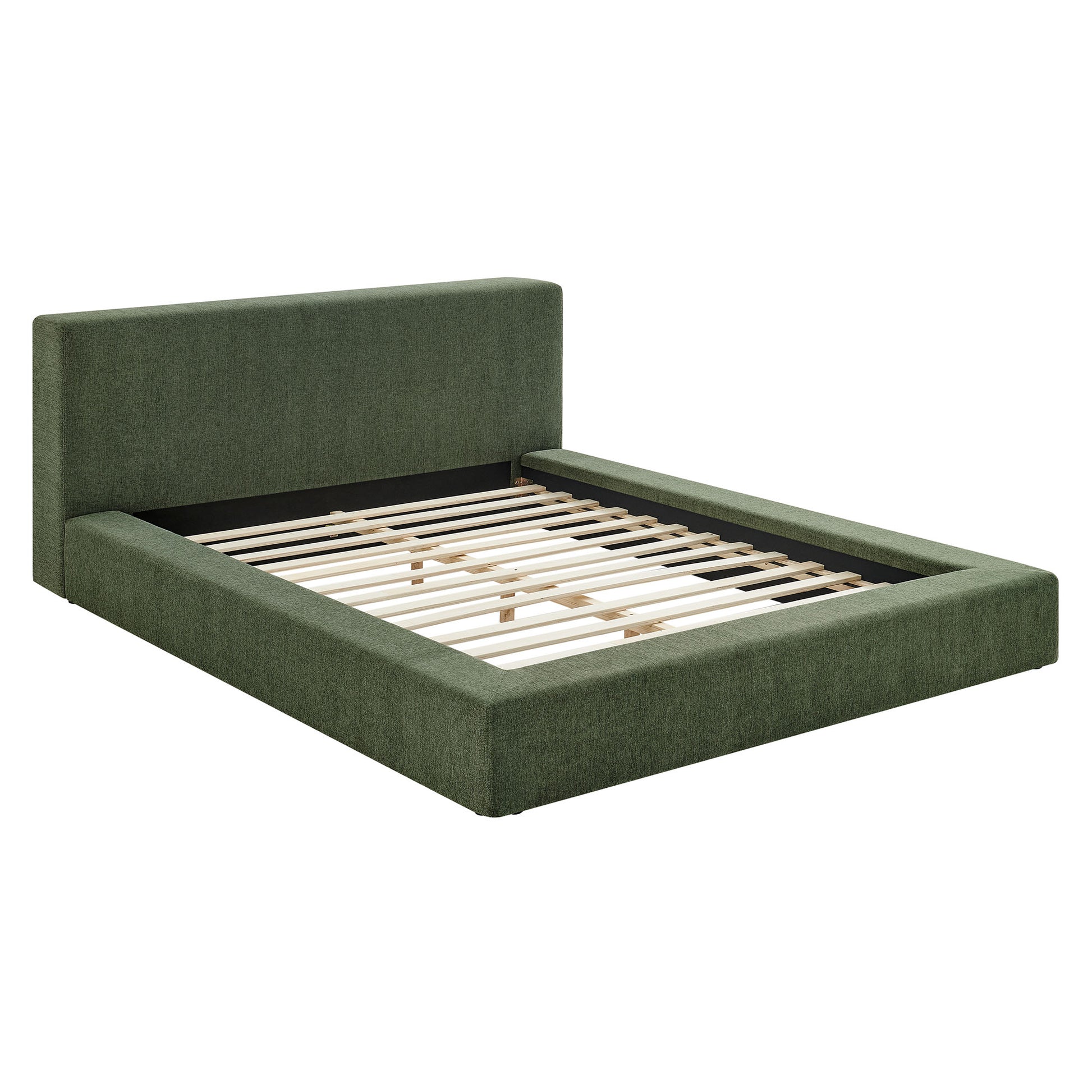 Luma Chenille Upholstered King Platform Bed Frame by Modway