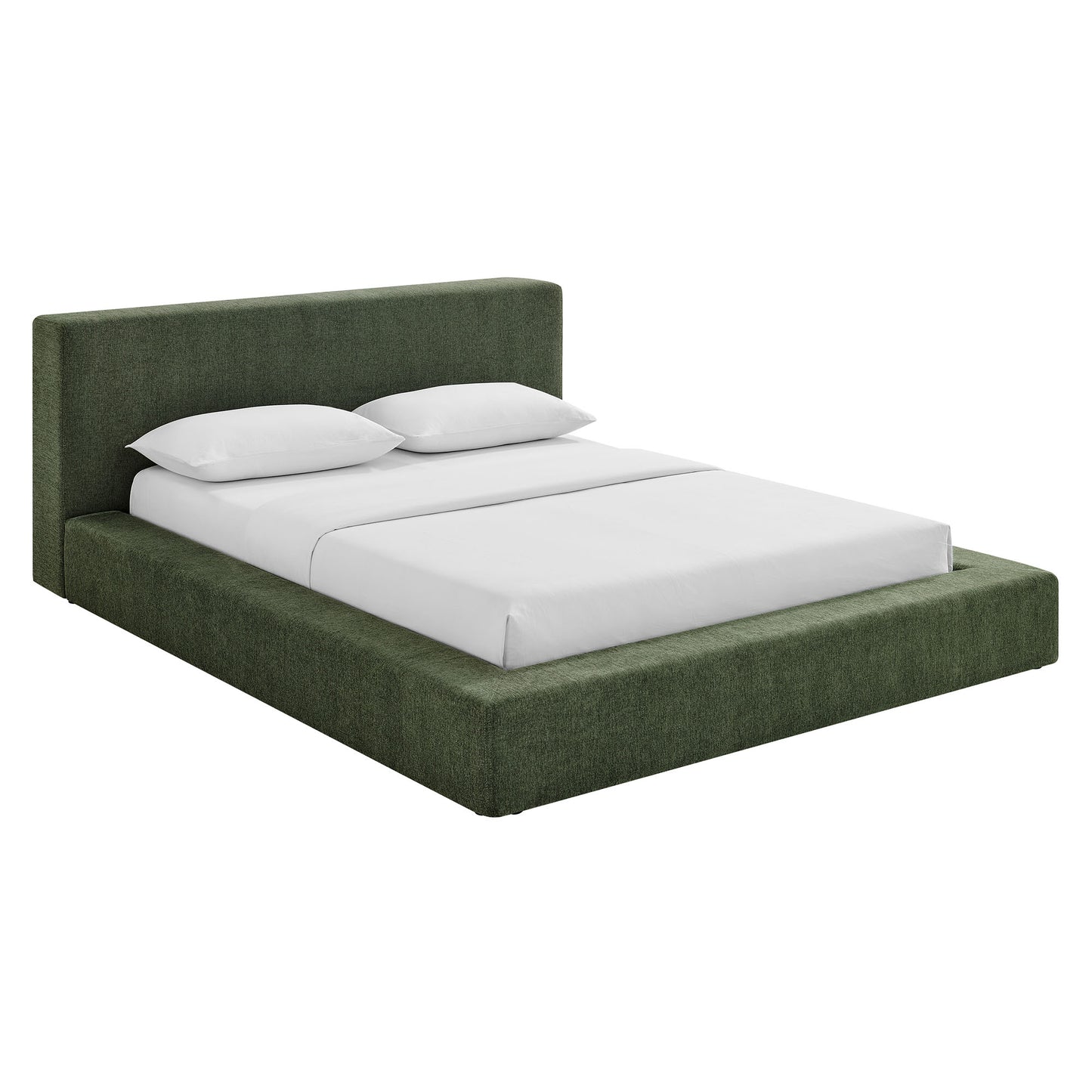 Luma Chenille Upholstered King Platform Bed Frame by Modway