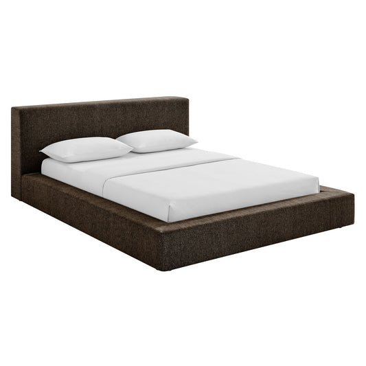 Luma Chenille Upholstered King Platform Bed Frame by Modway