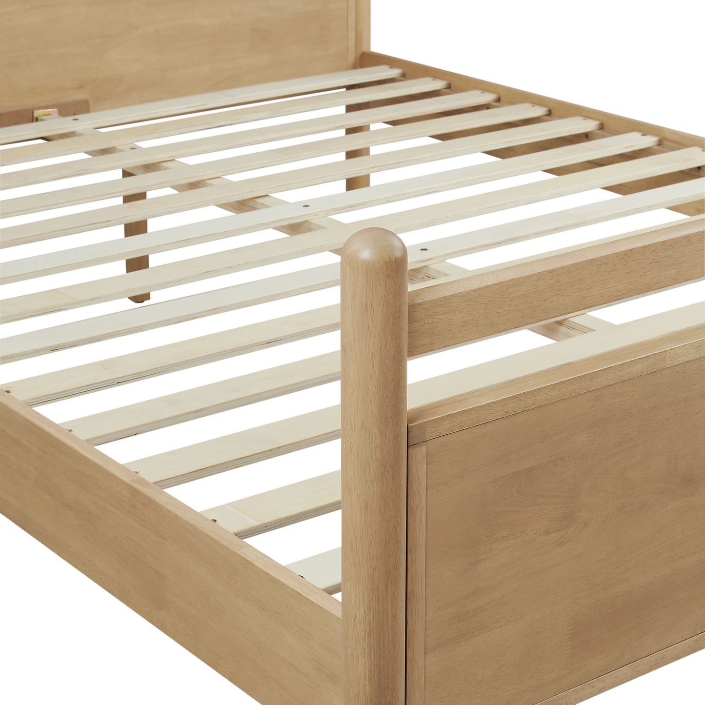 Leni Full Size Vegan Leather and Wood Platform Bed Frame by Modway