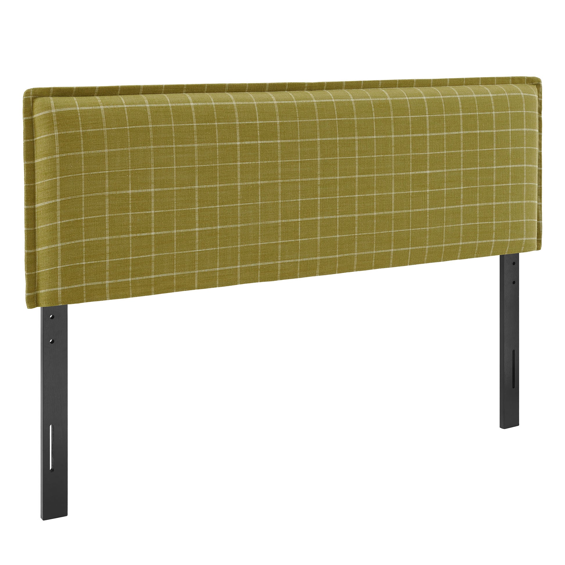 Camille Checkered Linen Blend Full Size Headboard by Modway