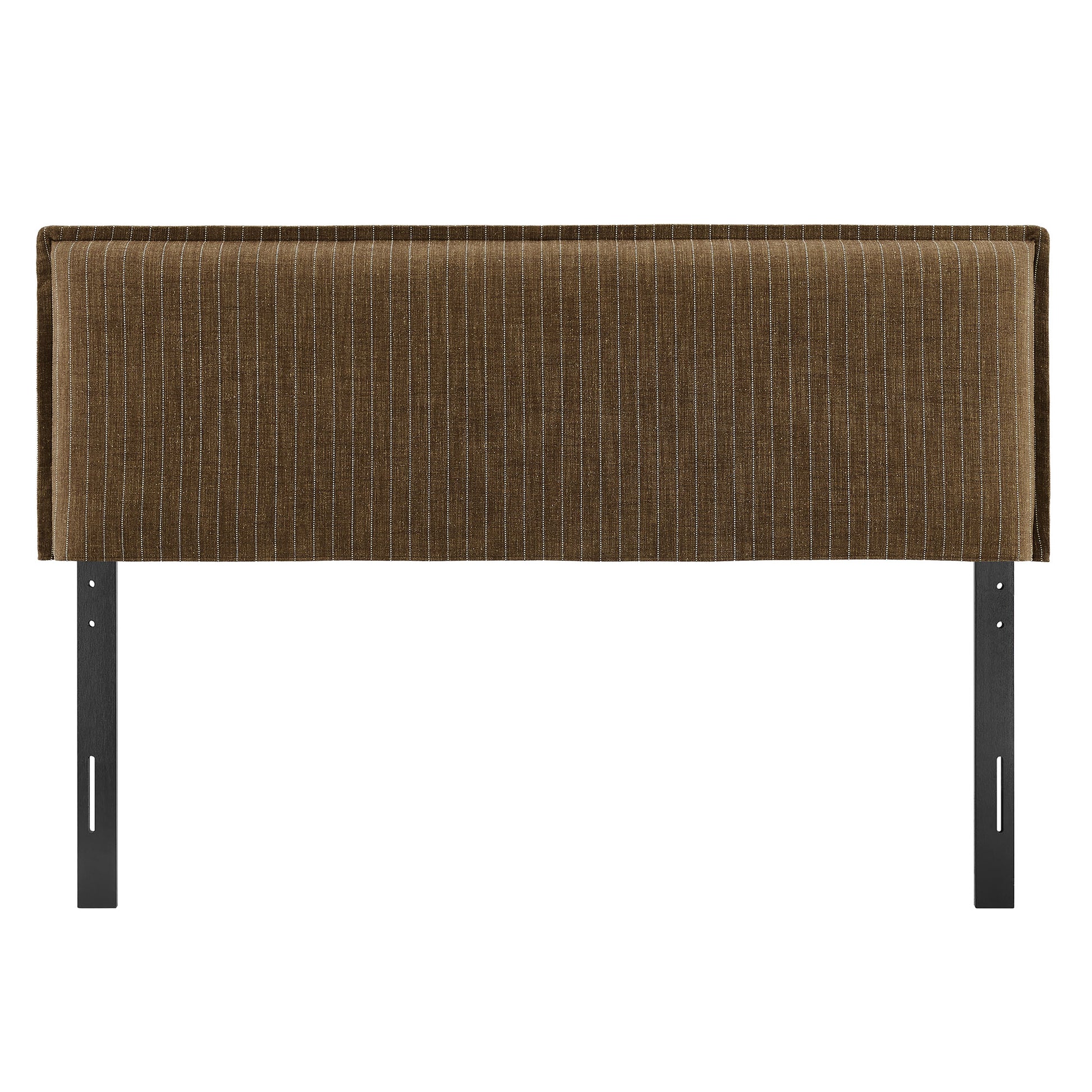 Camille Striped Linen Blend Queen Size Headboard by Modway