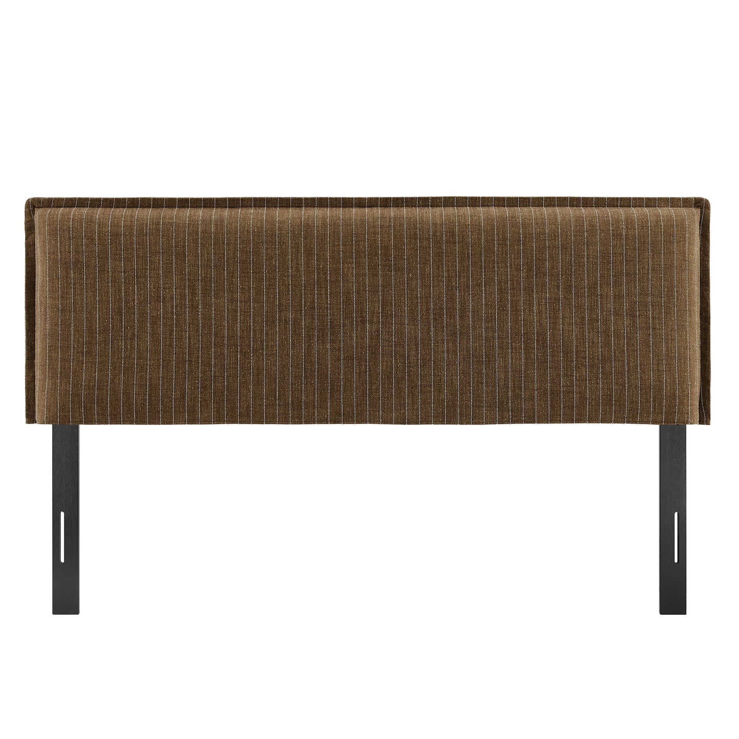 Camille Striped Linen Blend Queen Size Headboard by Modway