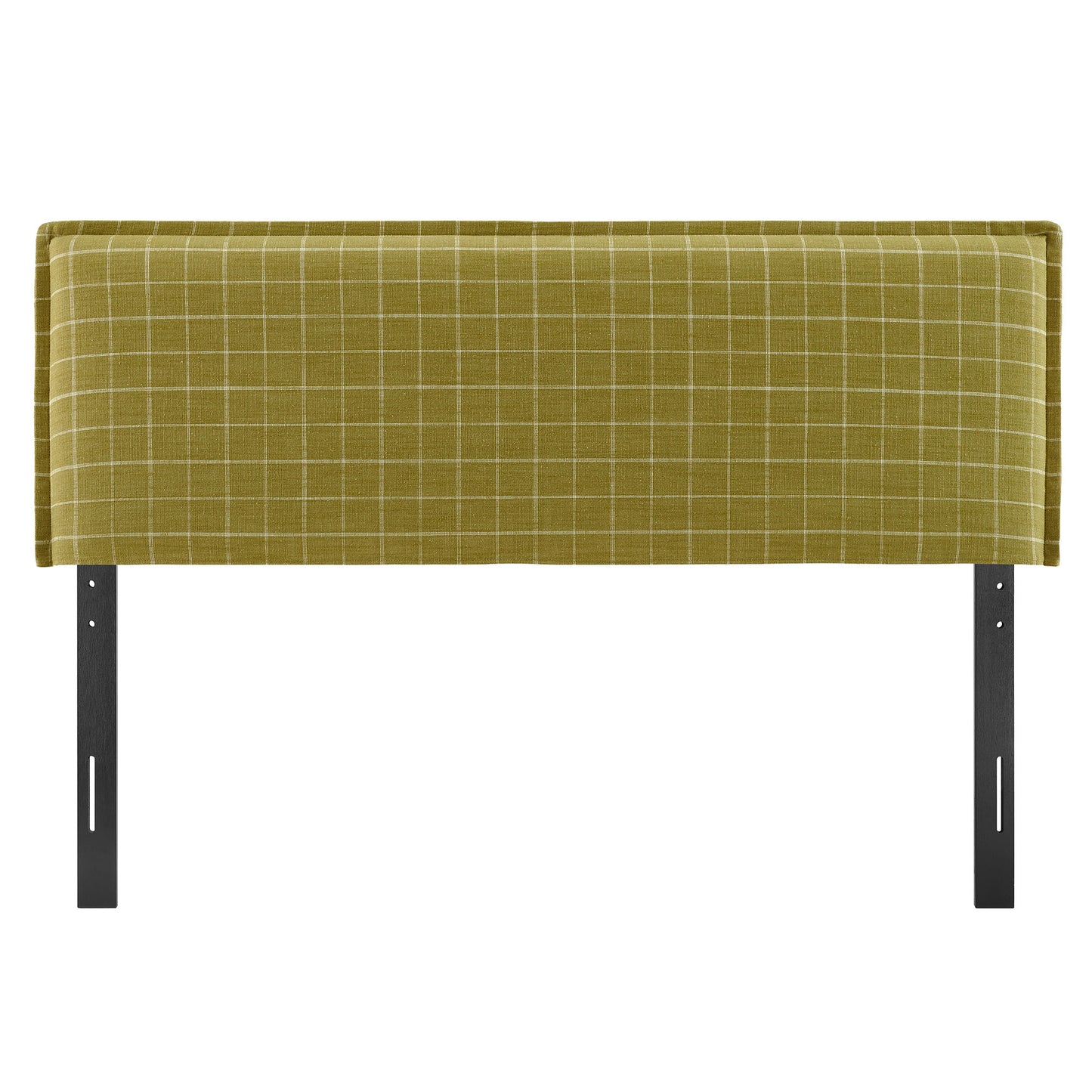 Camille Checkered Linen Blend Queen Size Headboard by Modway
