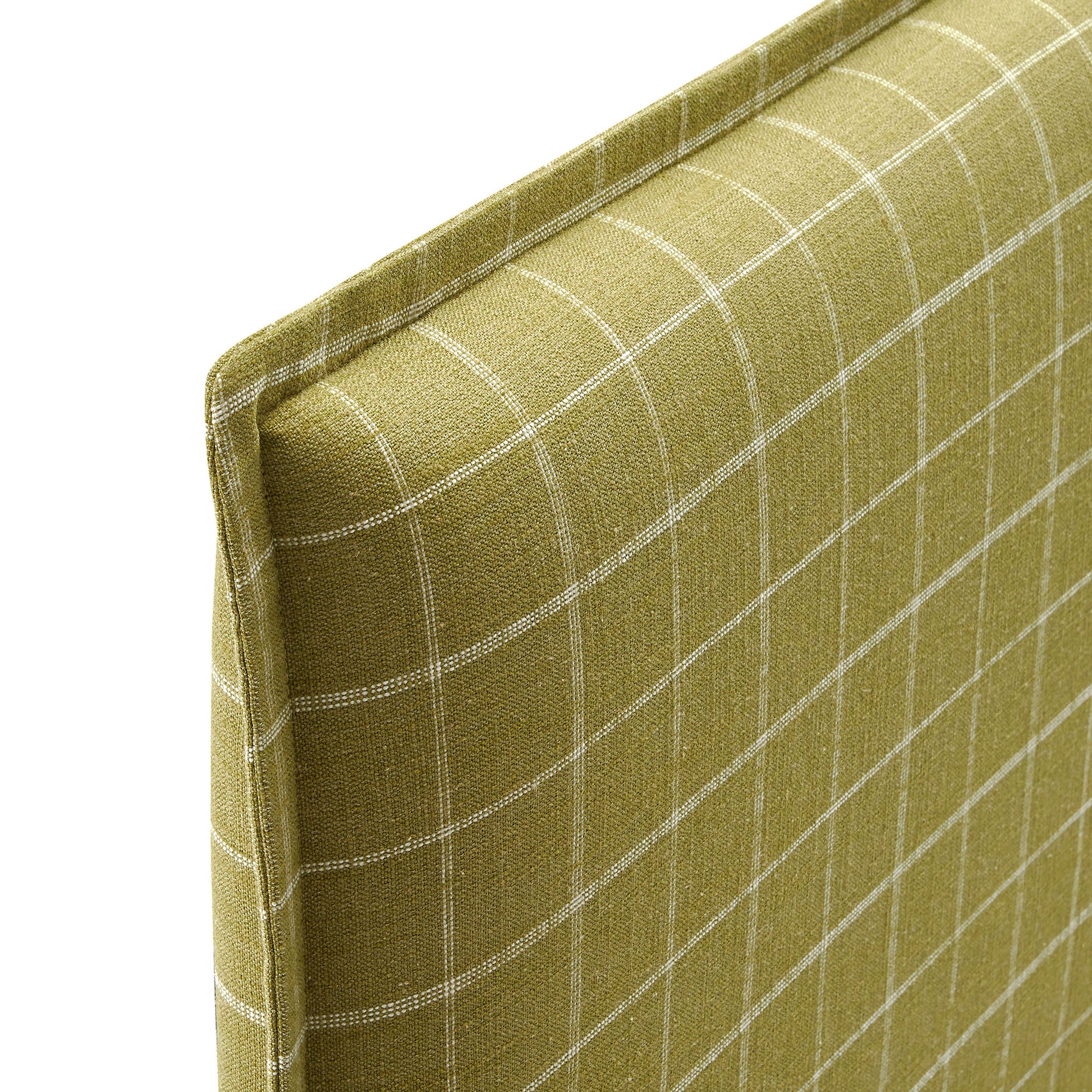 Camille Checkered Linen Blend King Size Headboard by Modway