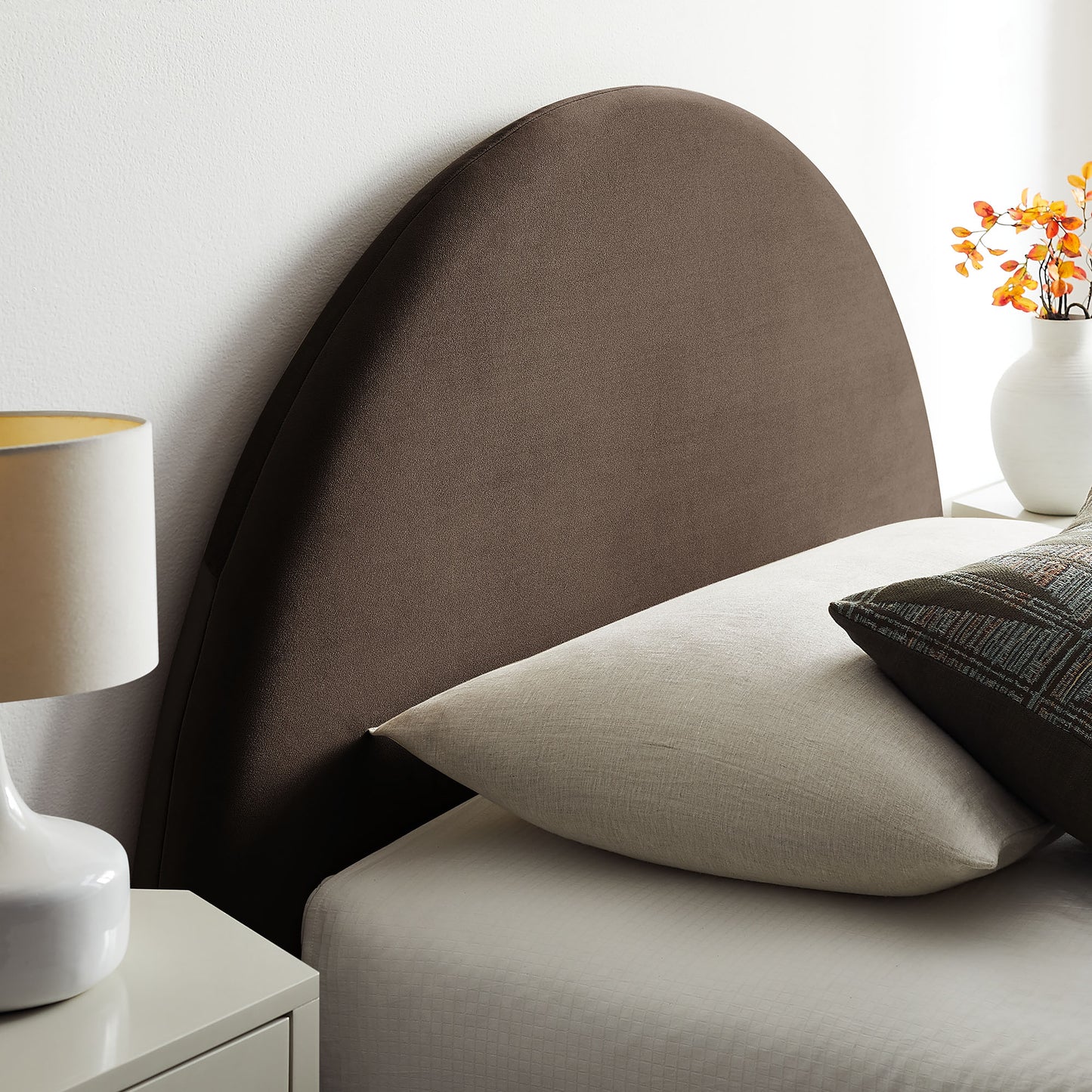 Resort Twin Arched Performance Velvet Storage Platform Bed Frame by Modway