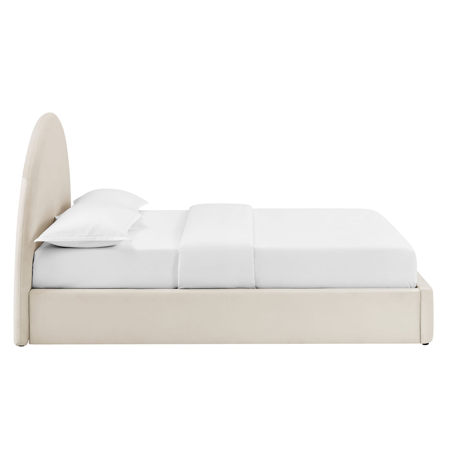 Resort Full Arched Performance Velvet Storage Platform Bed Frame by Modway